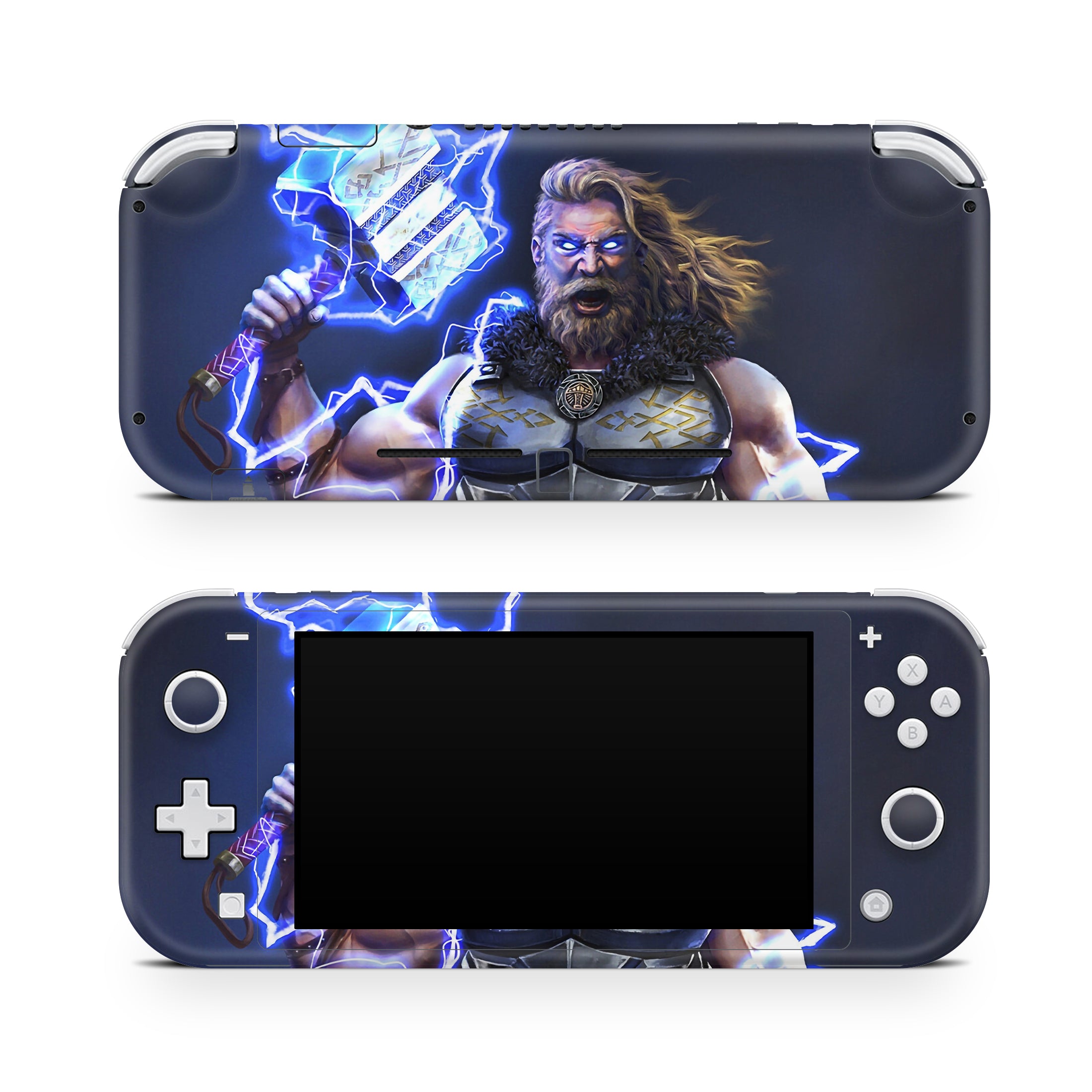 Thunder God v12 Nintendo Switch Lite Skin - Comics-inspired design
