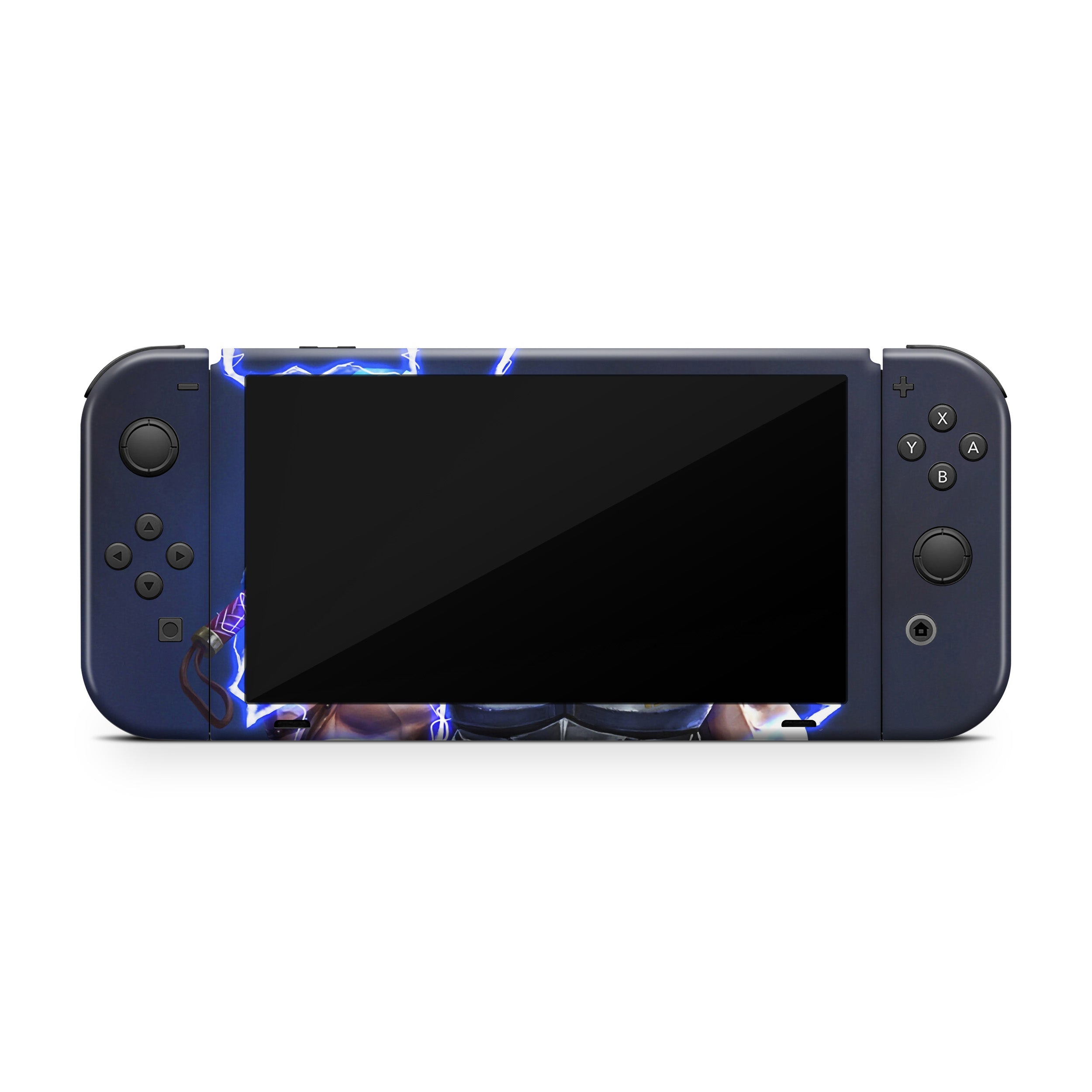 Thunder God v12 Nintendo Switch OLED Skin - Comics-inspired design