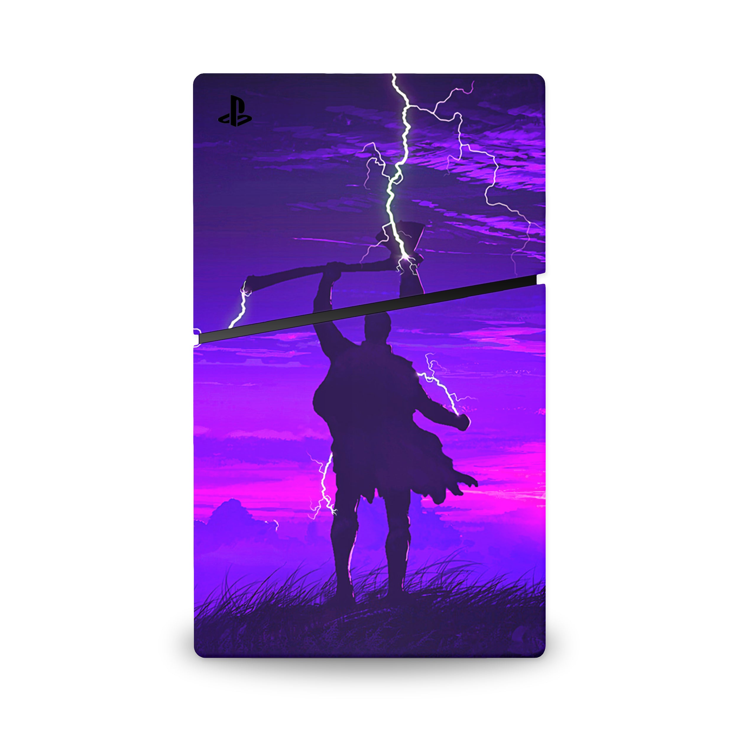 Thunder God v13 PS5 Slim Skin - Comics-inspired design