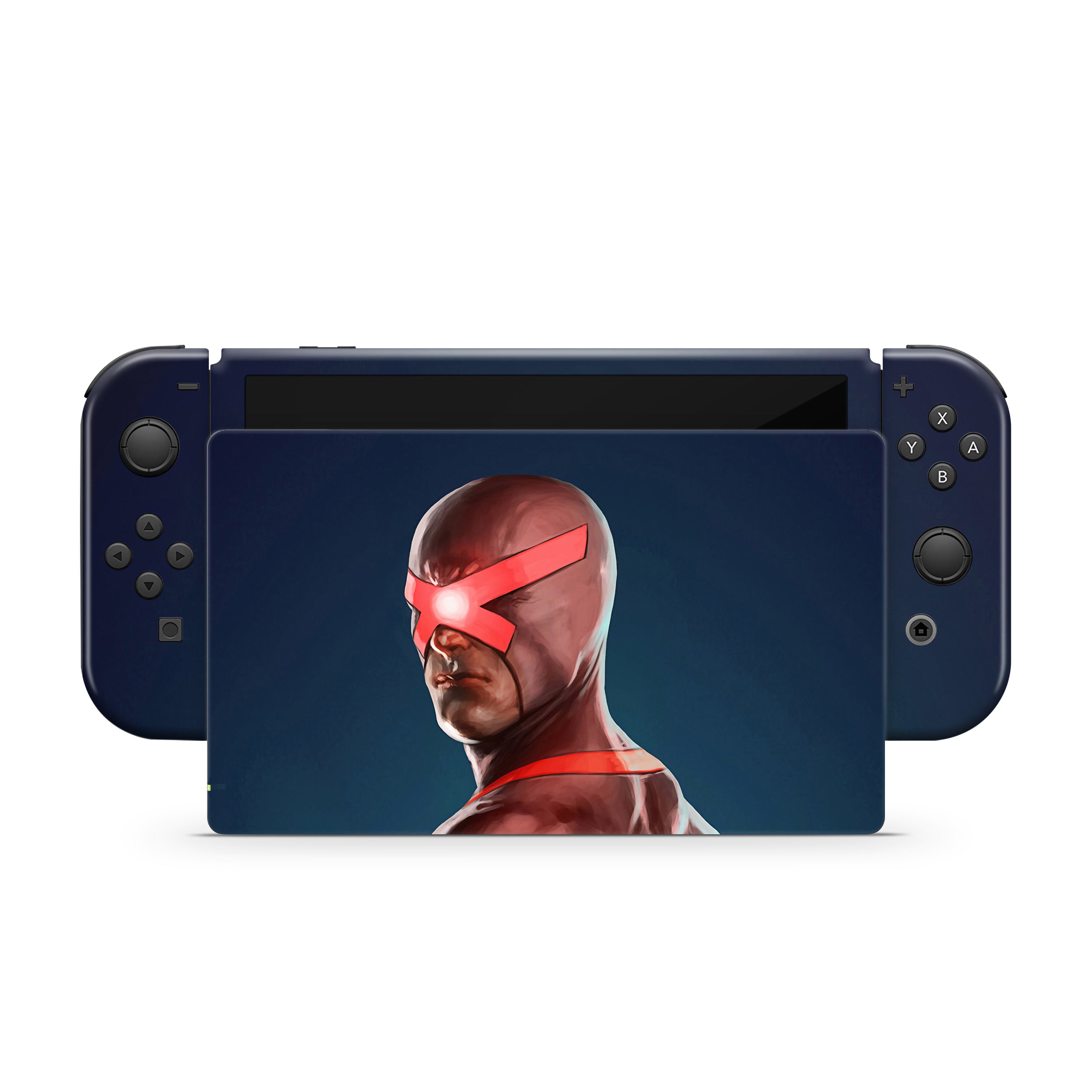 Optical Blast v6 Nintendo Switch OLED Skin - Comics-inspired design