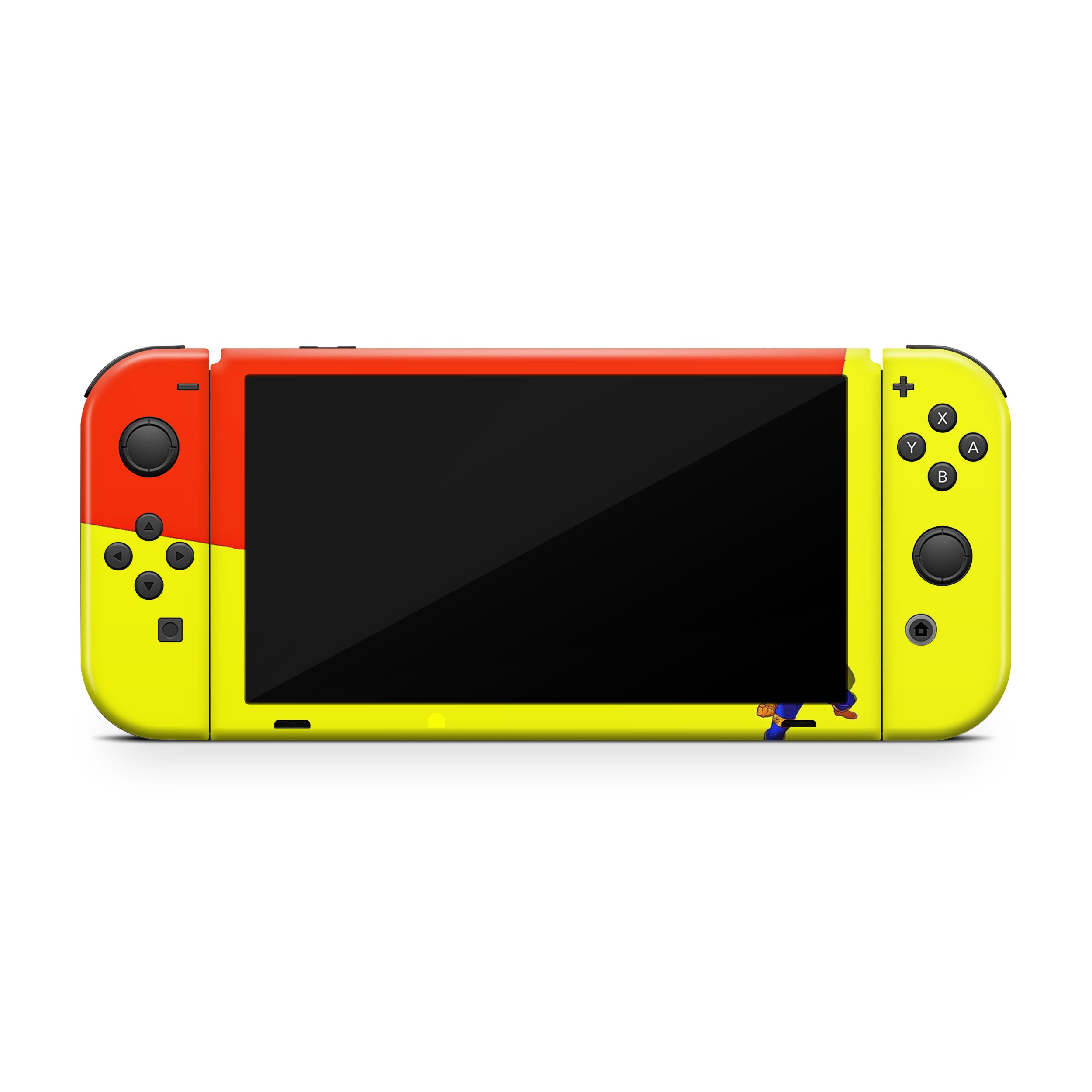 Optical Blast v10 Nintendo Switch OLED Skin - Comics-inspired design