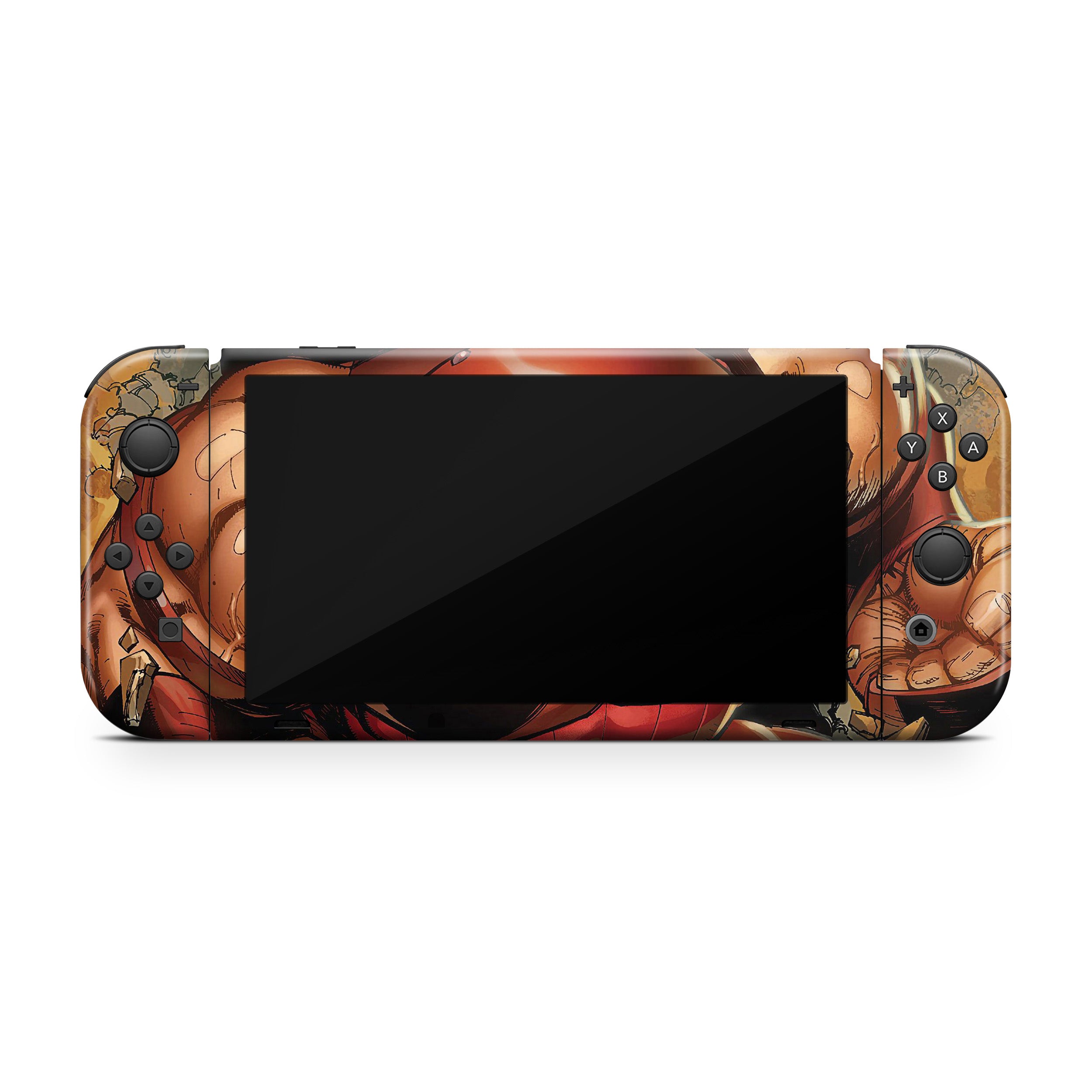 Unstoppable Titan v4 Nintendo Switch OLED Skin - Comics-inspired design