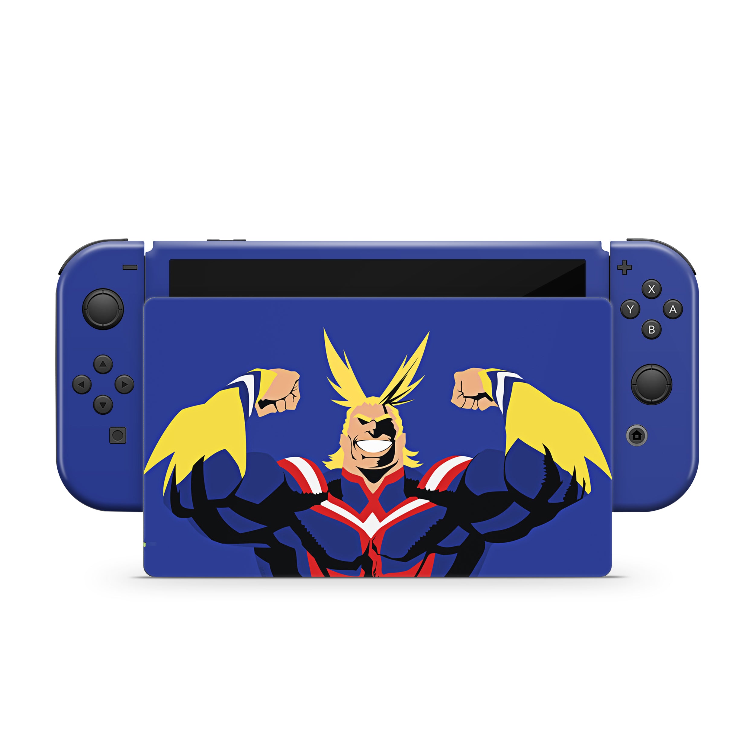 Hero of Might v1 Nintendo Switch OLED Skin - Anime-inspired design