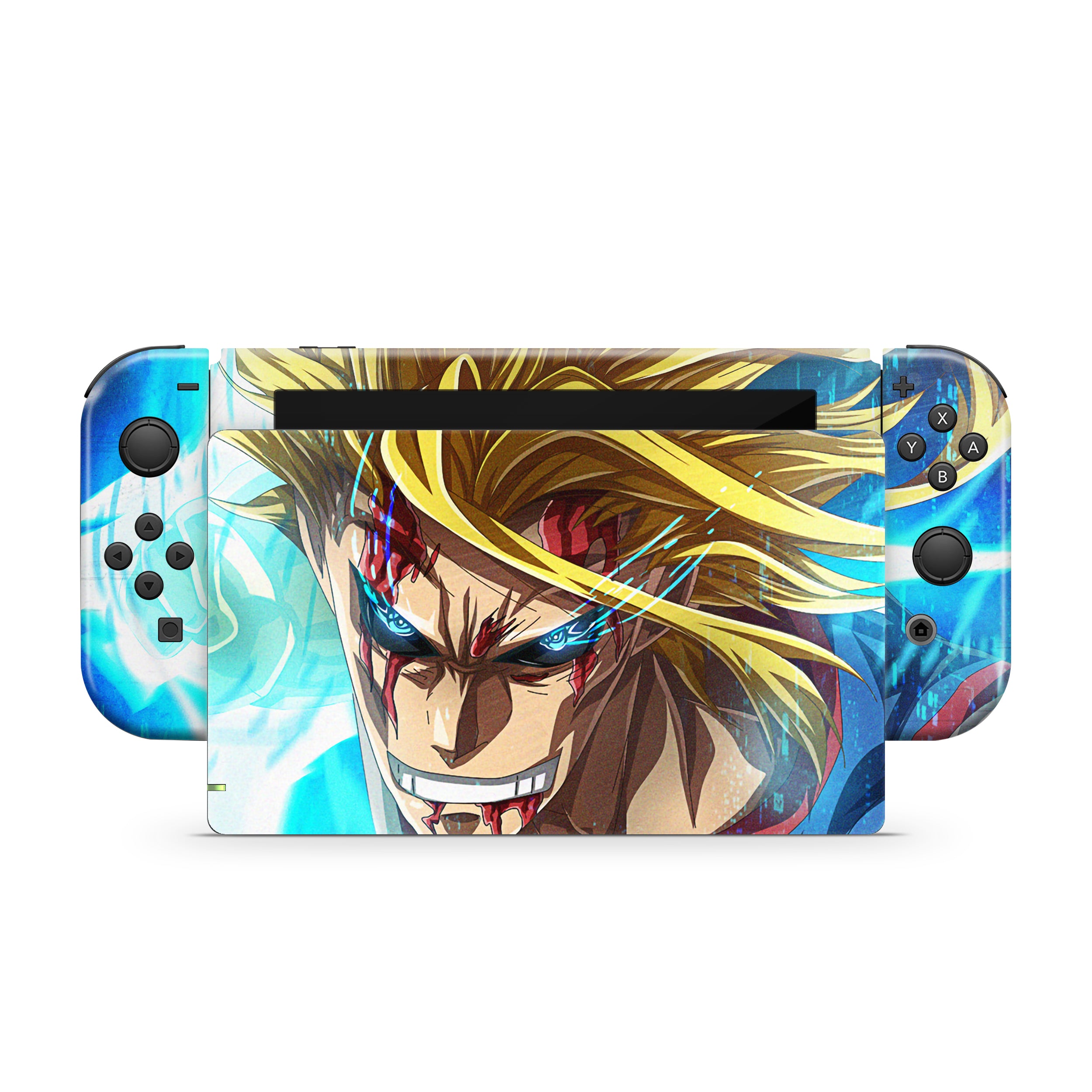 Hero of Might v3 Nintendo Switch Skin - Anime-inspired design