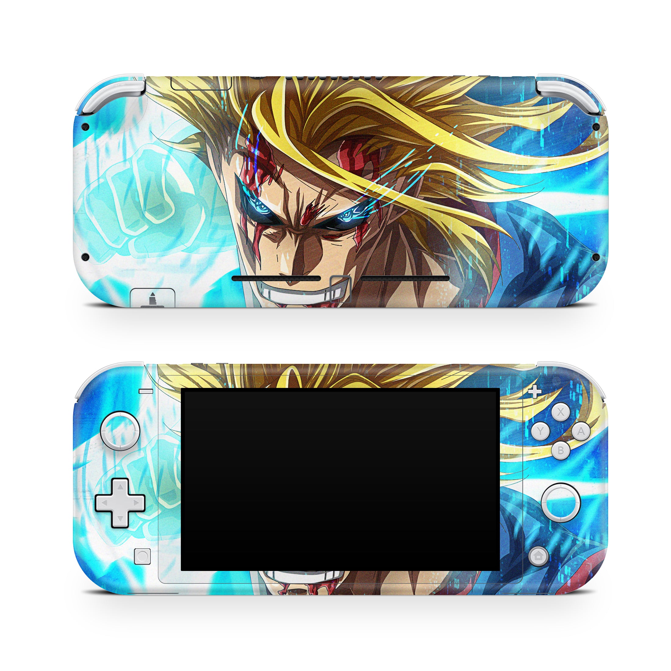 Hero of Might v3 Nintendo Switch Lite Skin - Anime-inspired design