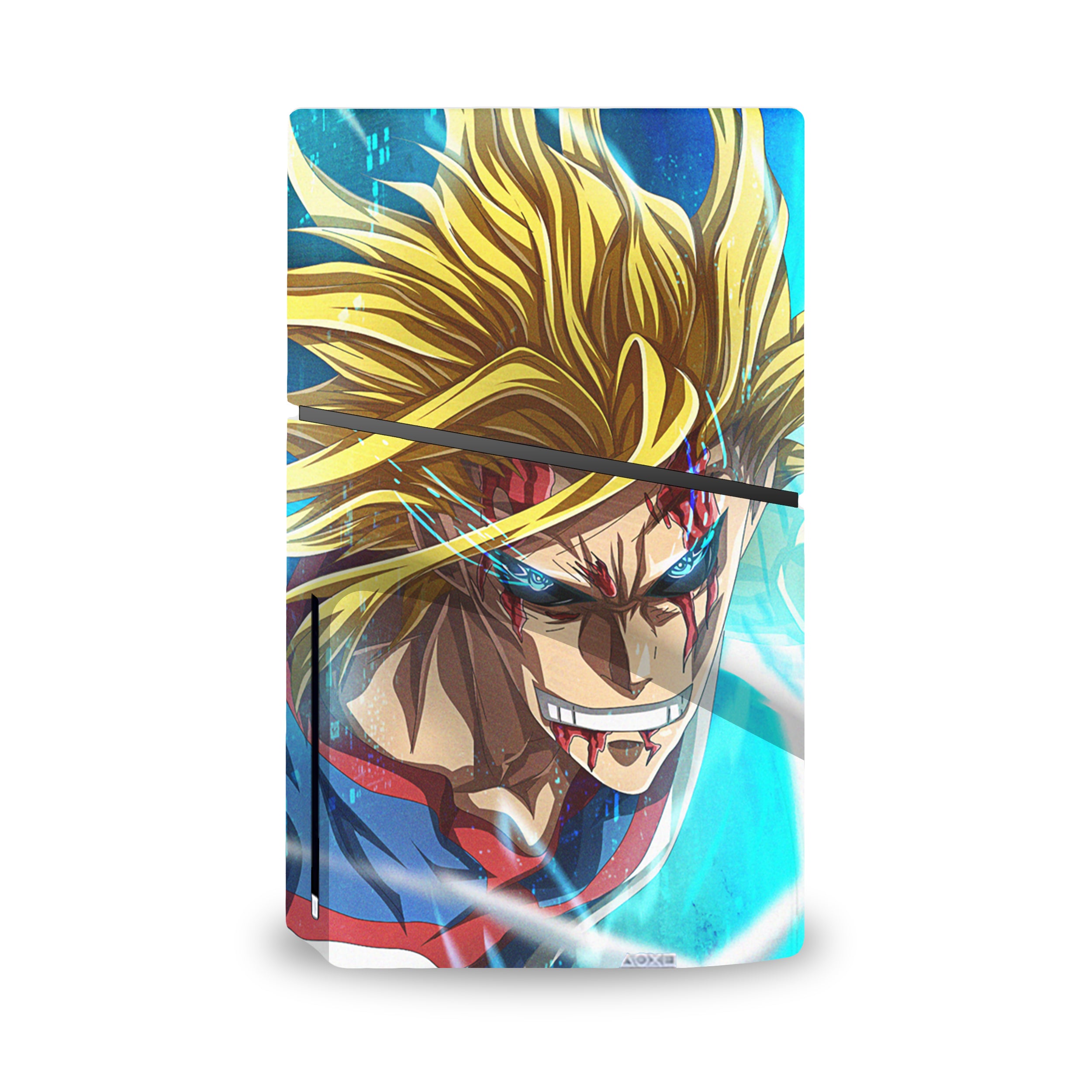 Hero of Might v3 PS5 Slim Skin - Anime-inspired design