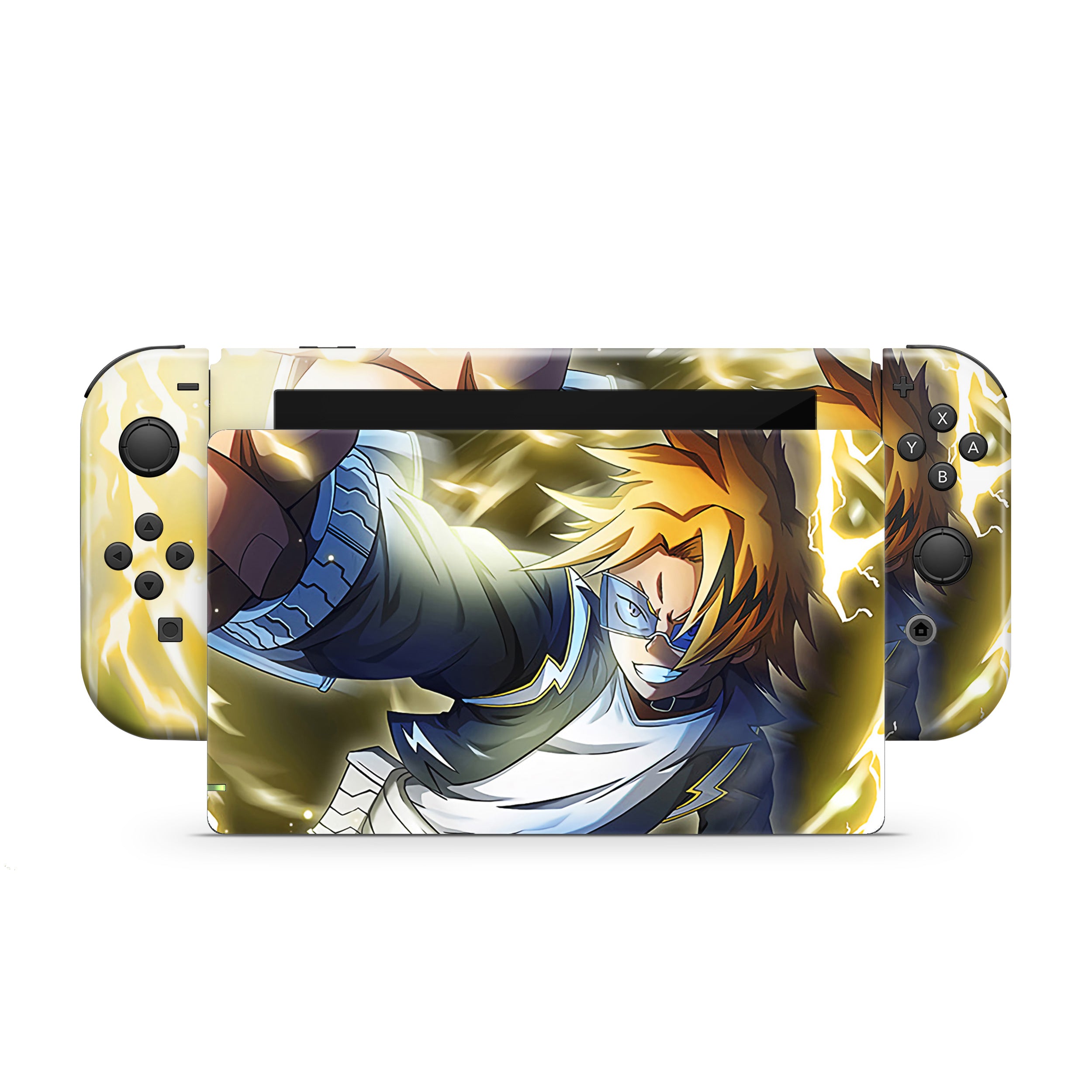 Electric Hero v1 Nintendo Switch Skin - Anime-inspired design