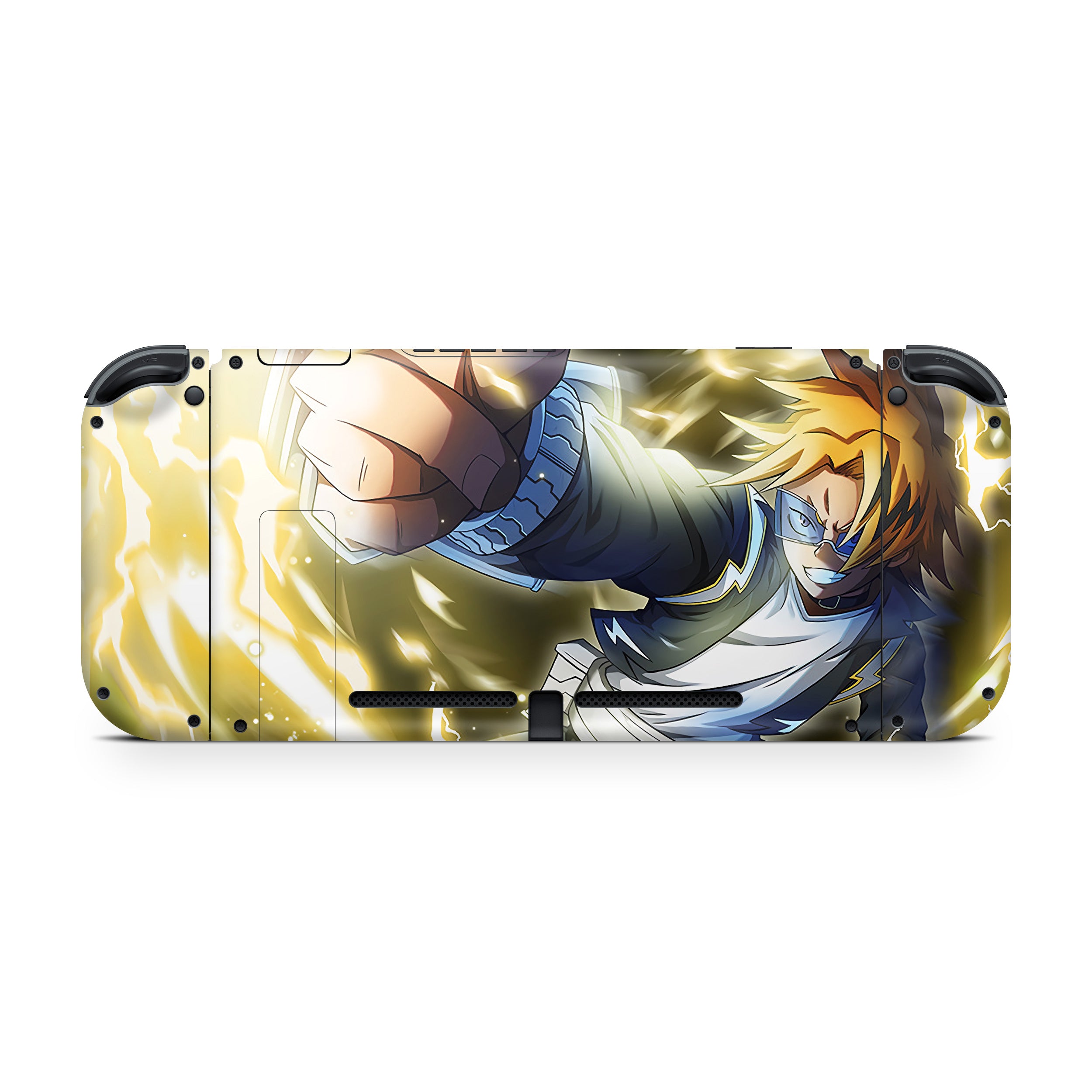 Electric Hero v1 Nintendo Switch OLED Skin - Anime-inspired design