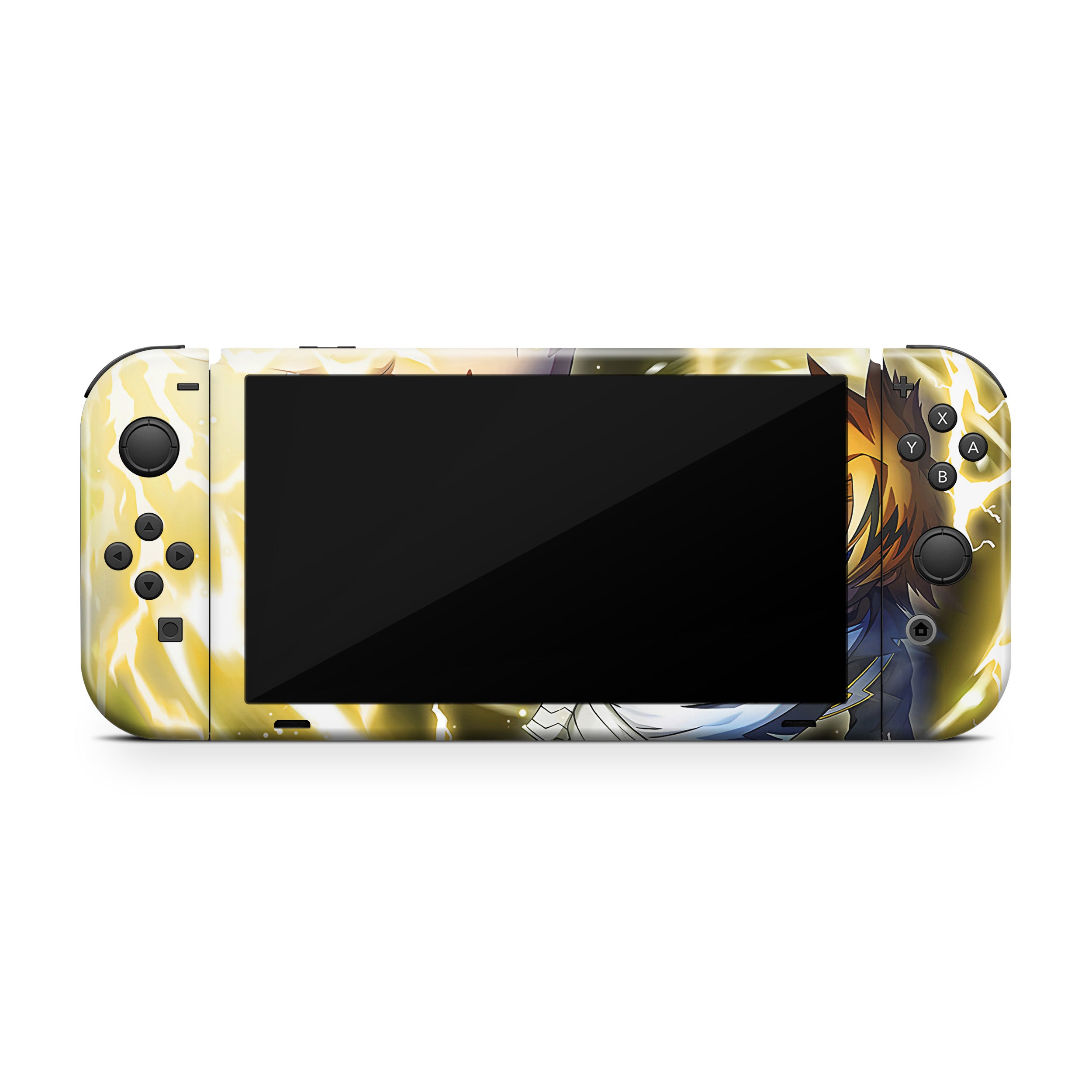 Electric Hero v1 Nintendo Switch OLED Skin - Anime-inspired design