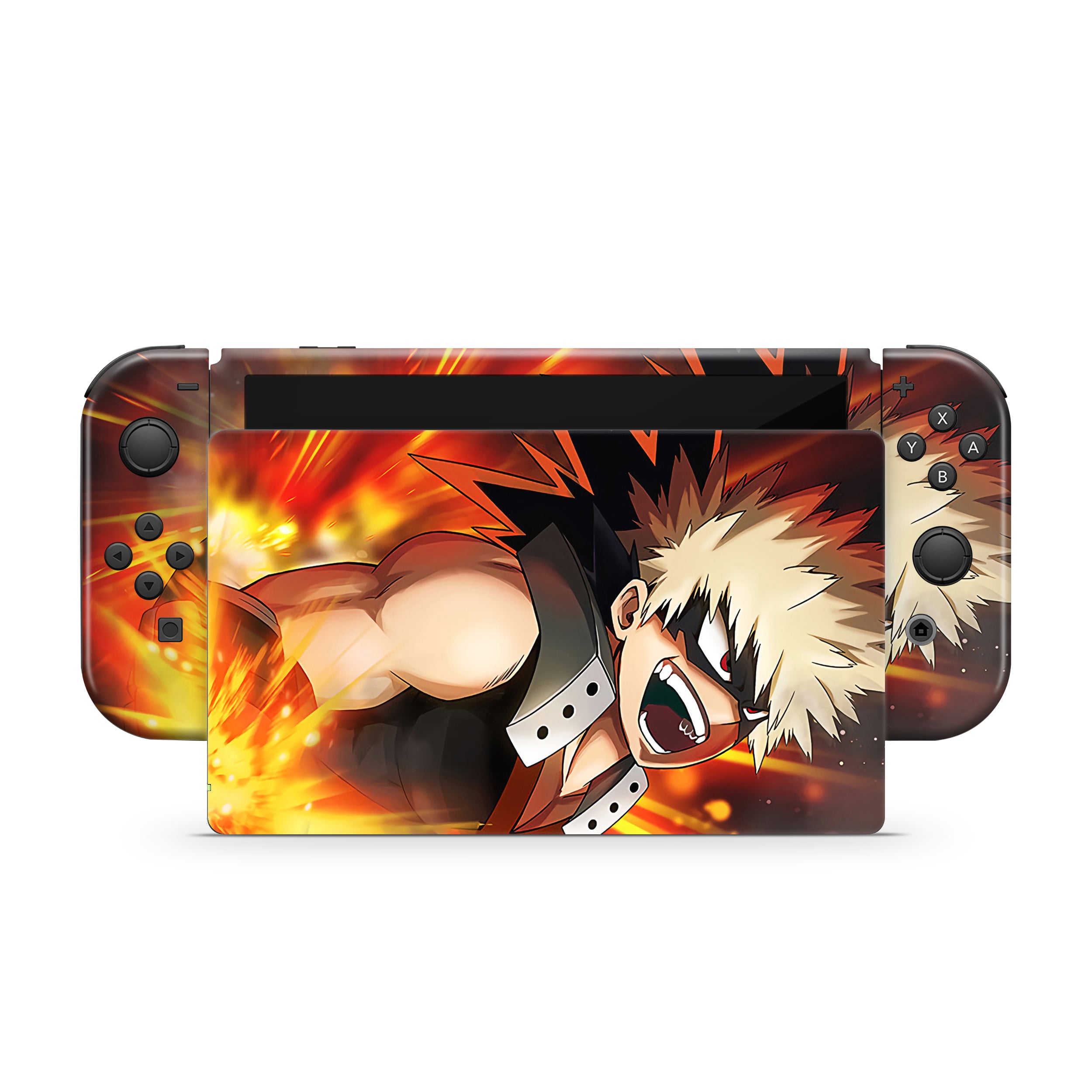 Blast Guardian v1 Nintendo Switch OLED Skin - Anime-inspired design