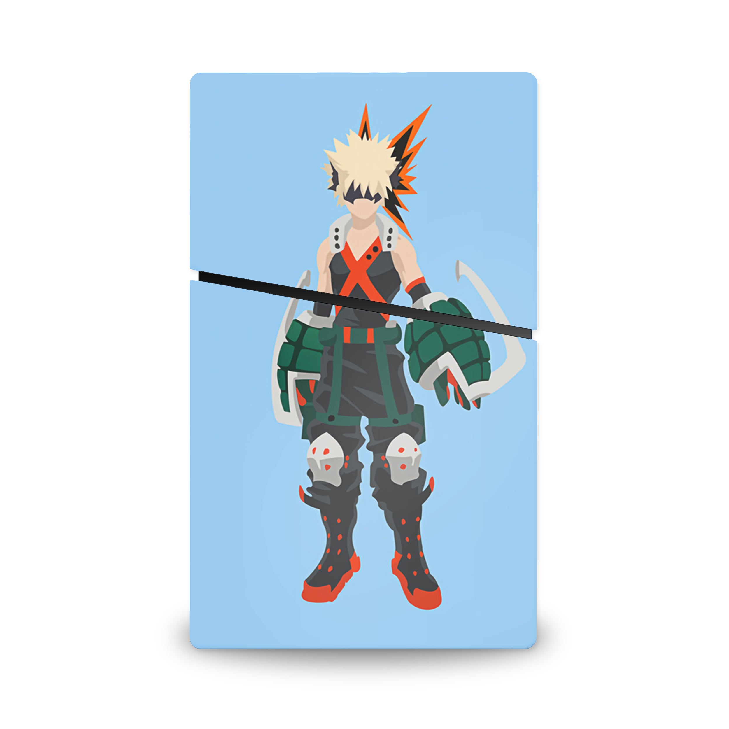 Blast Guardian v2 PS5 Slim Digital Skin - Anime-inspired design