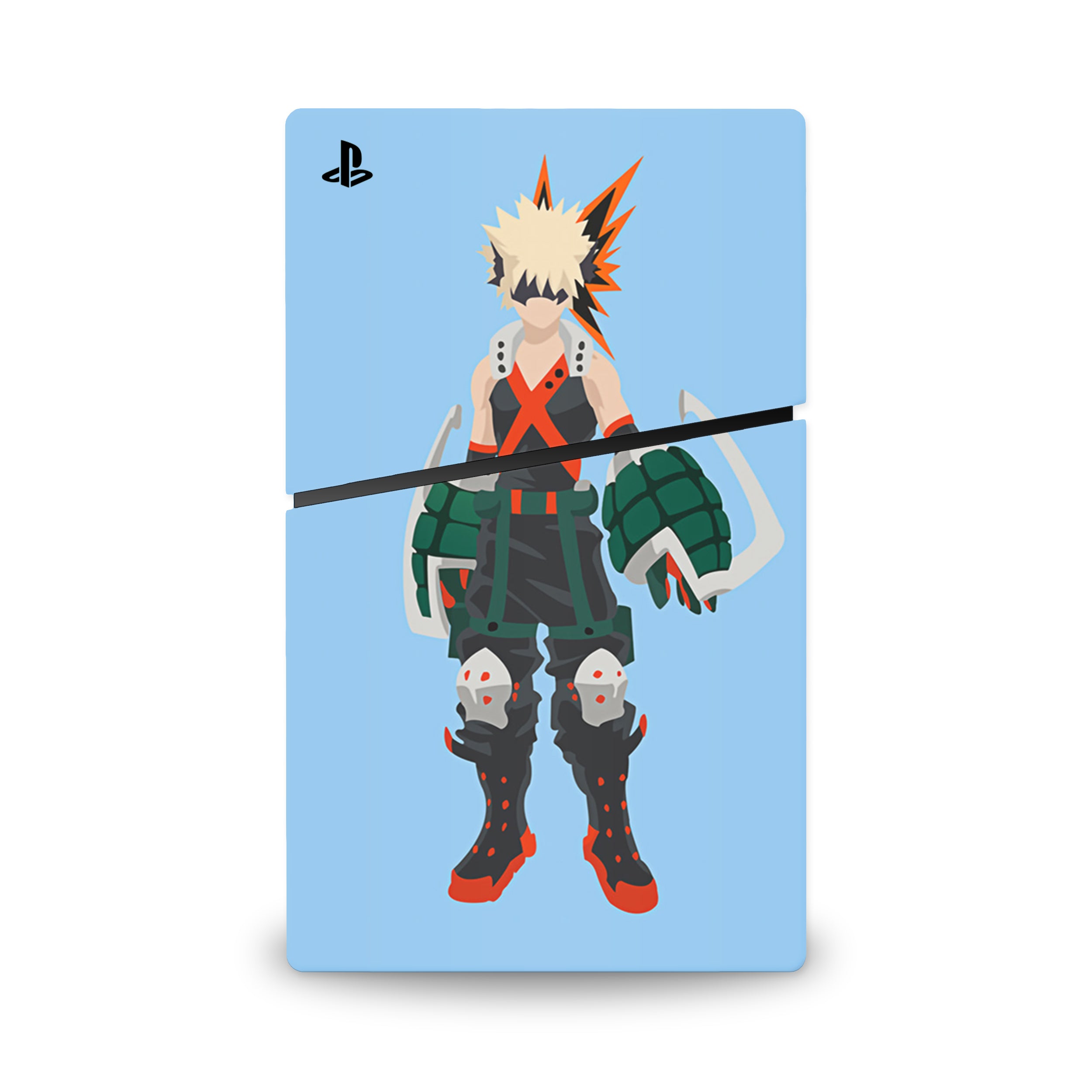 Blast Guardian v2 PS5 Slim Skin - Anime-inspired design