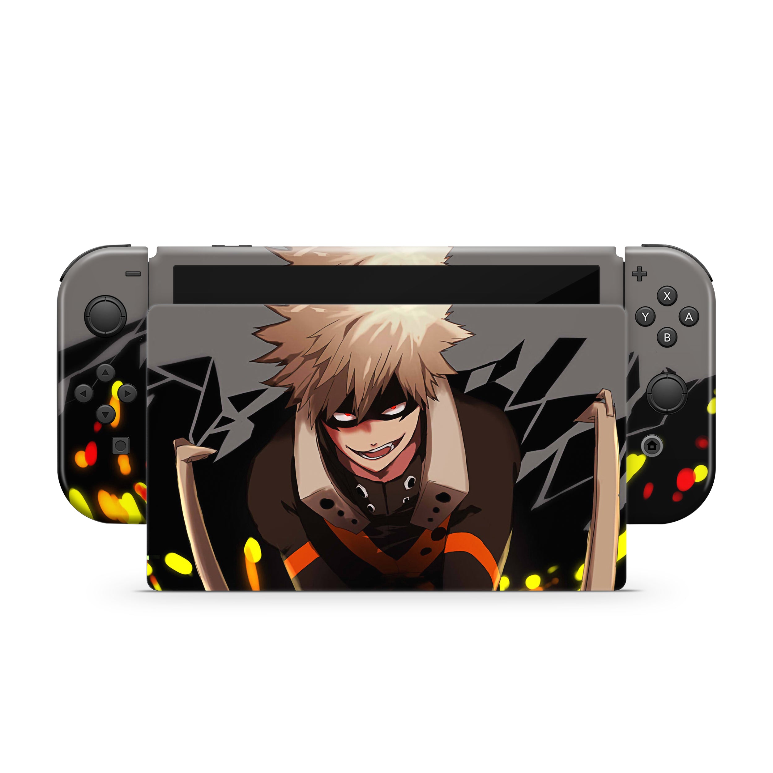 Blast Guardian v3 Nintendo Switch OLED Skin - Anime-inspired design