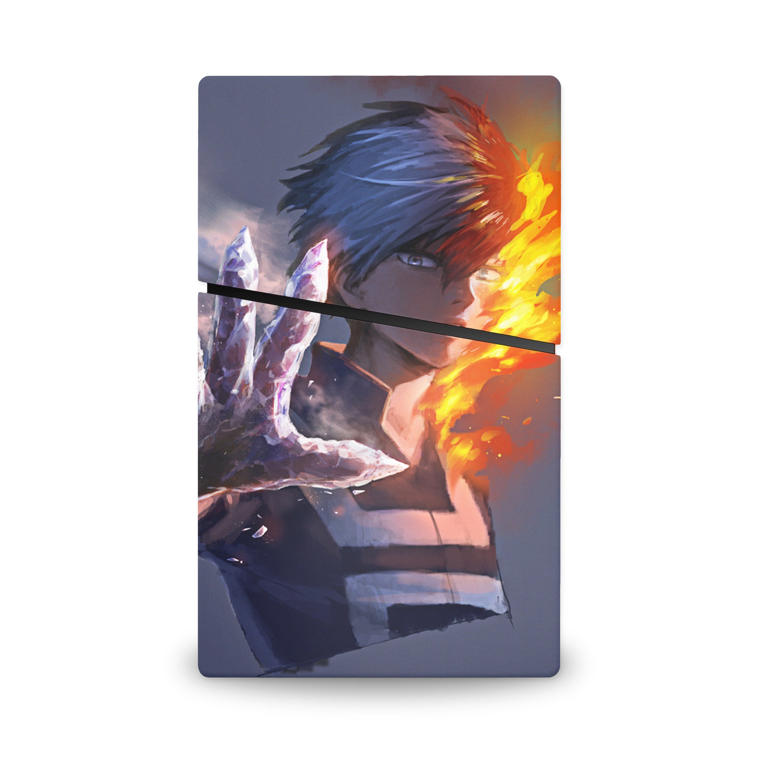 Frozen Inferno v1 PS5 Slim Digital Skin - Anime-inspired design