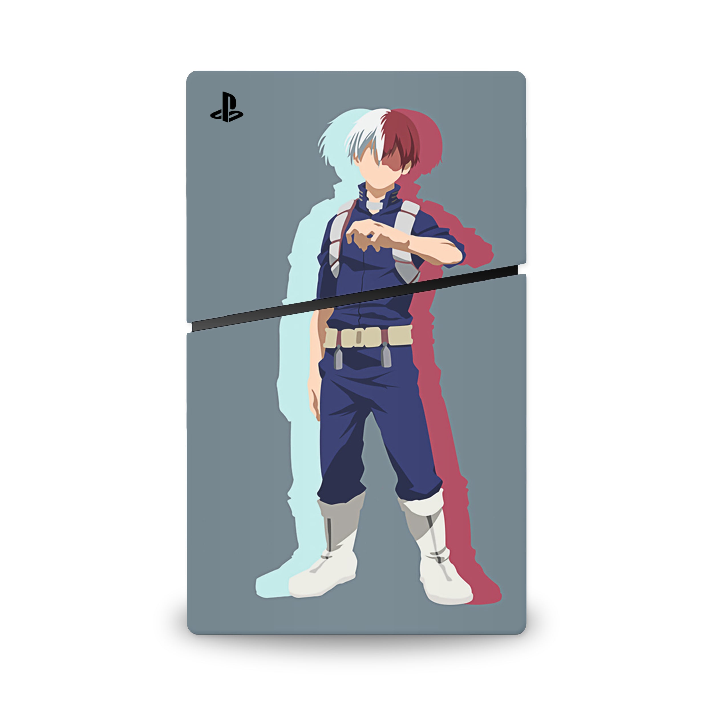 Frozen Inferno v2 PS5 Slim Skin - Anime-inspired design