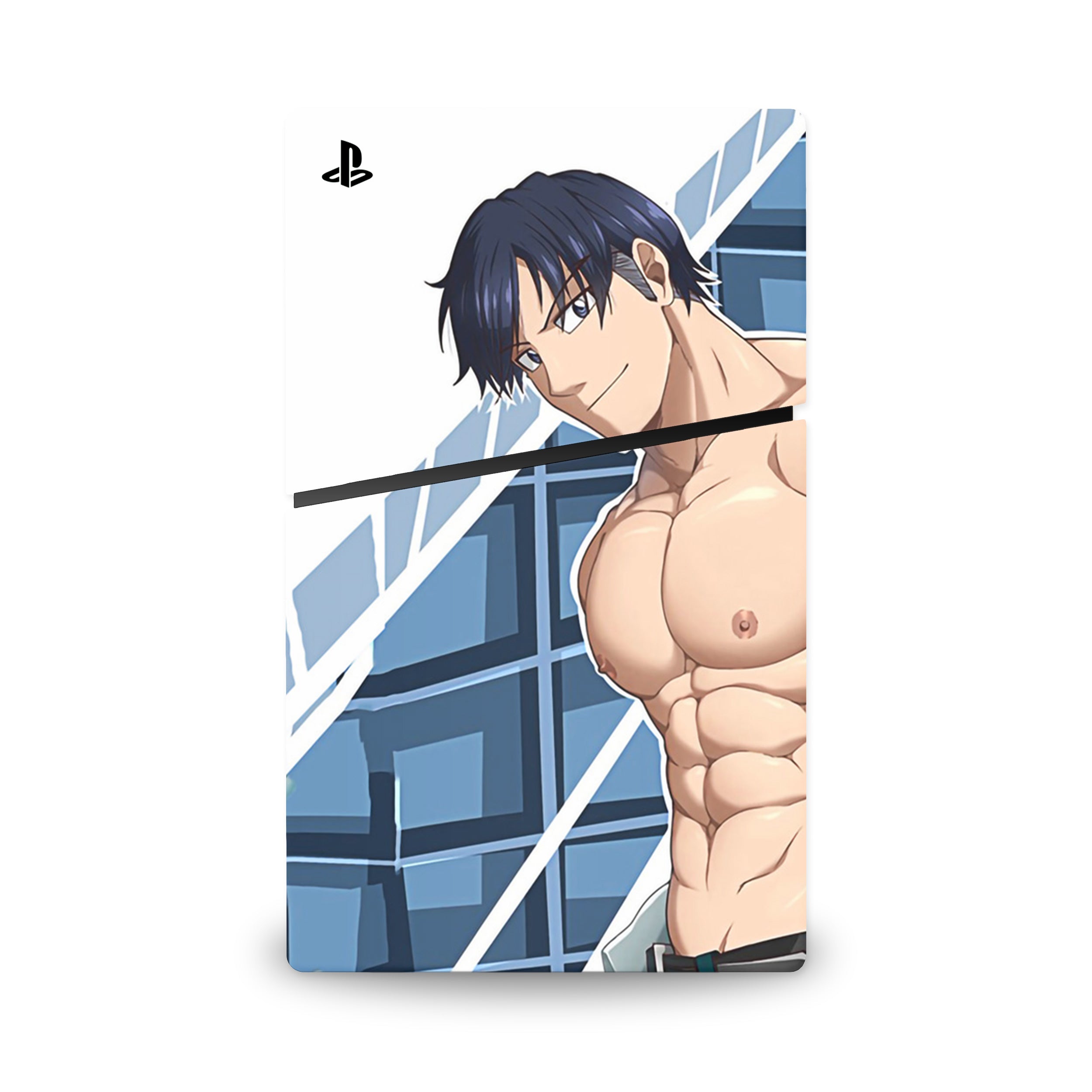 Speedforce Hero v1 PS5 Slim Skin - Anime-inspired design