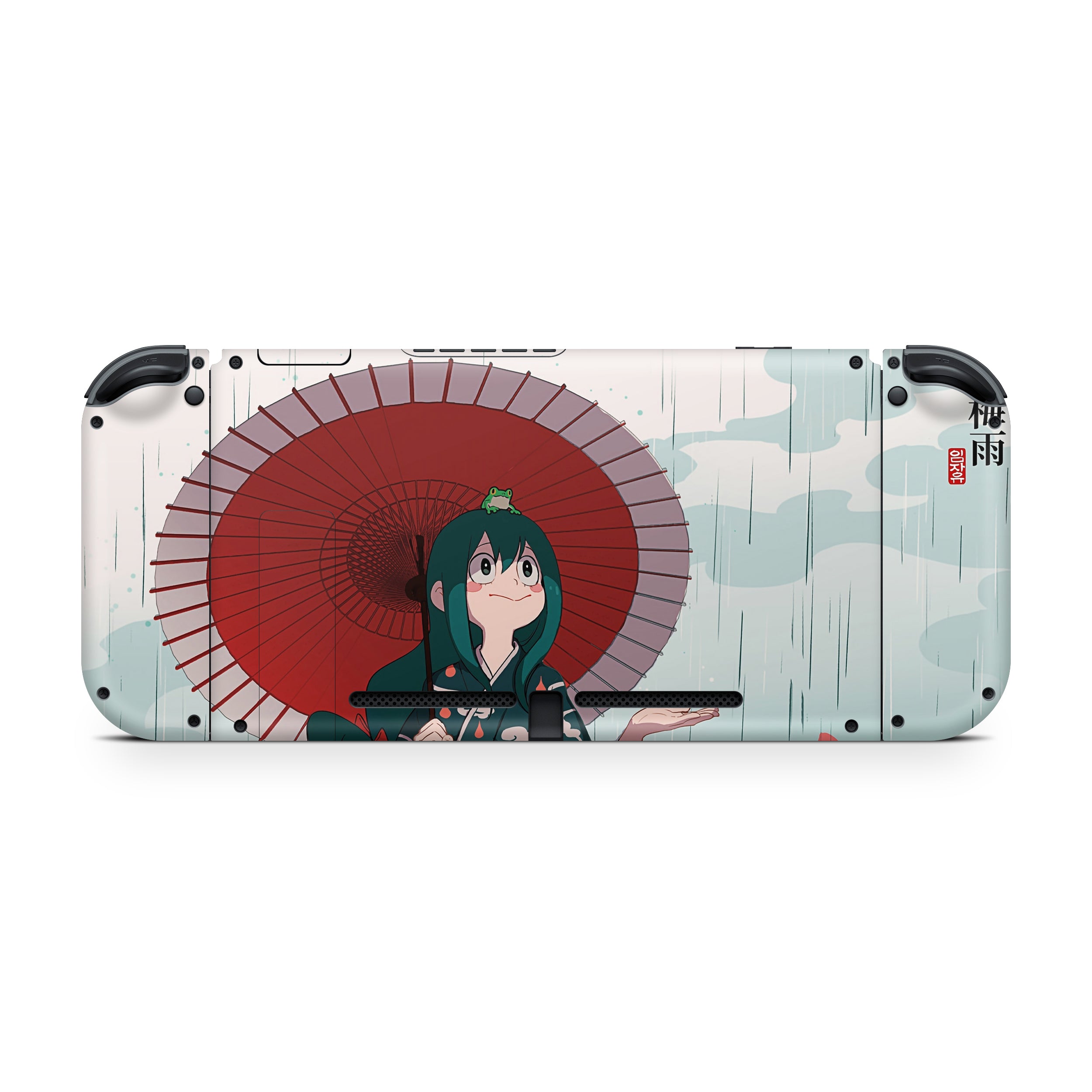 Frog Warrior v1 Nintendo Switch Skin - Anime-inspired design