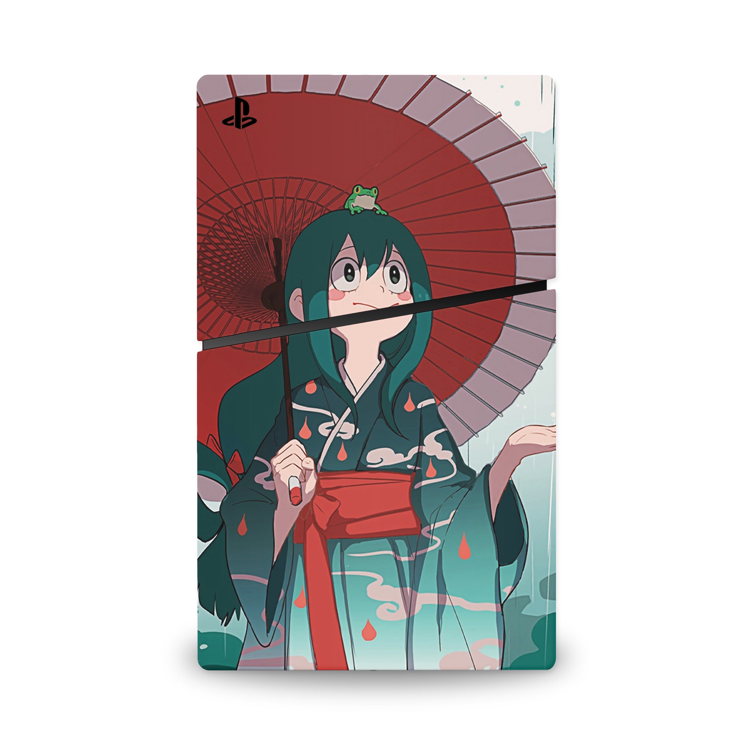 Frog Warrior v1 PS5 Slim Digital Skin - Anime-inspired design