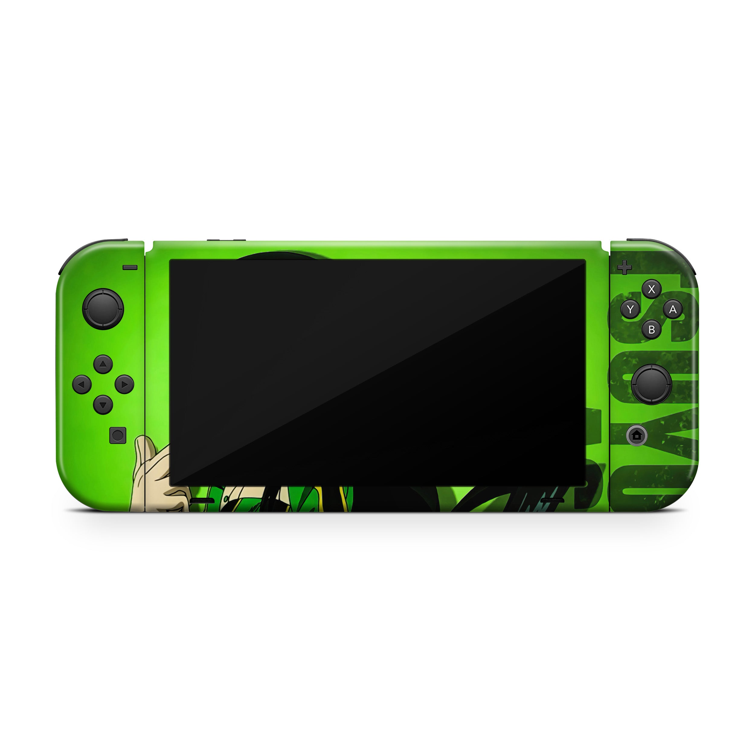 Frog Warrior v2 Nintendo Switch OLED Skin - Anime-inspired design