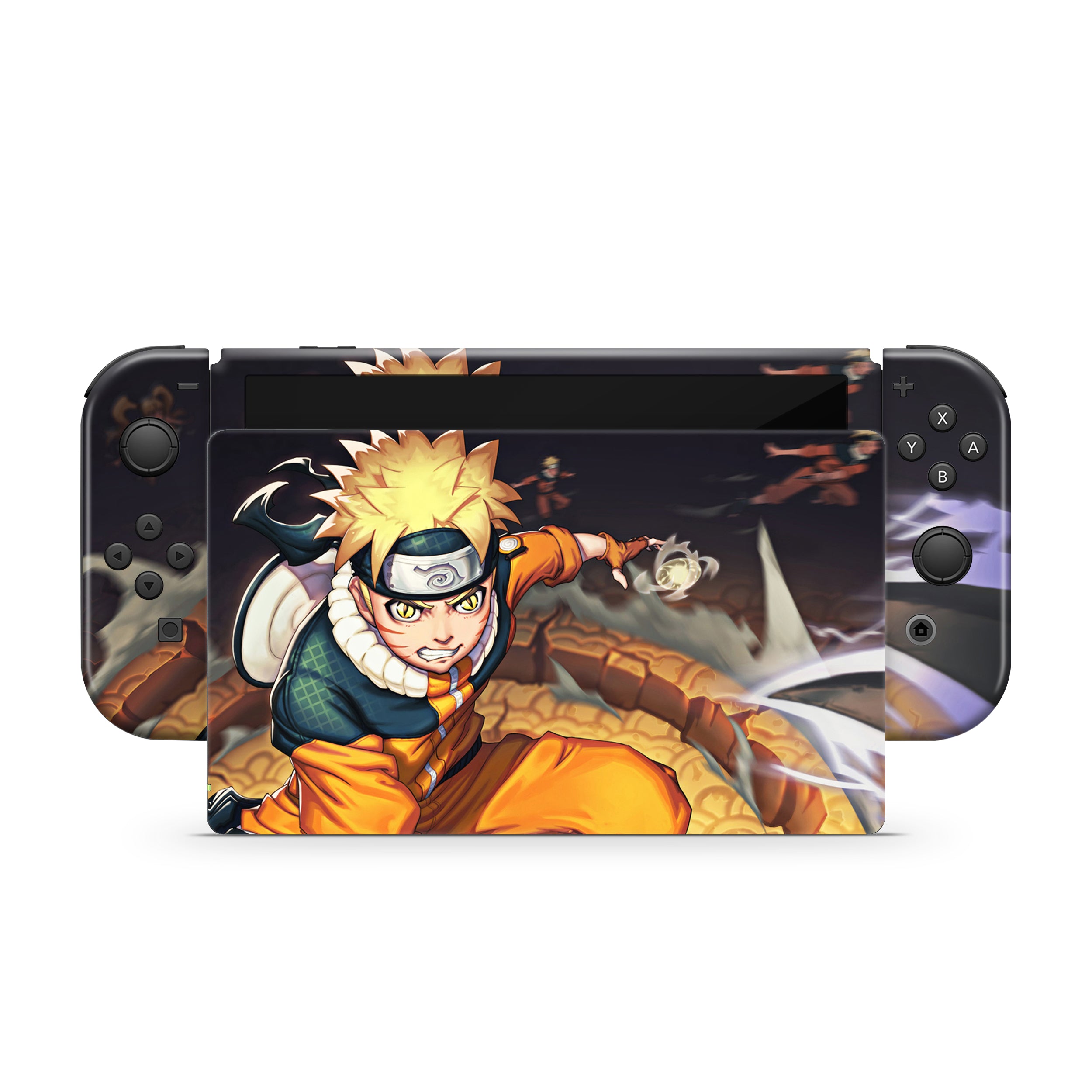 Shinobi Hero v8 Nintendo Switch OLED Skin - Anime-inspired design
