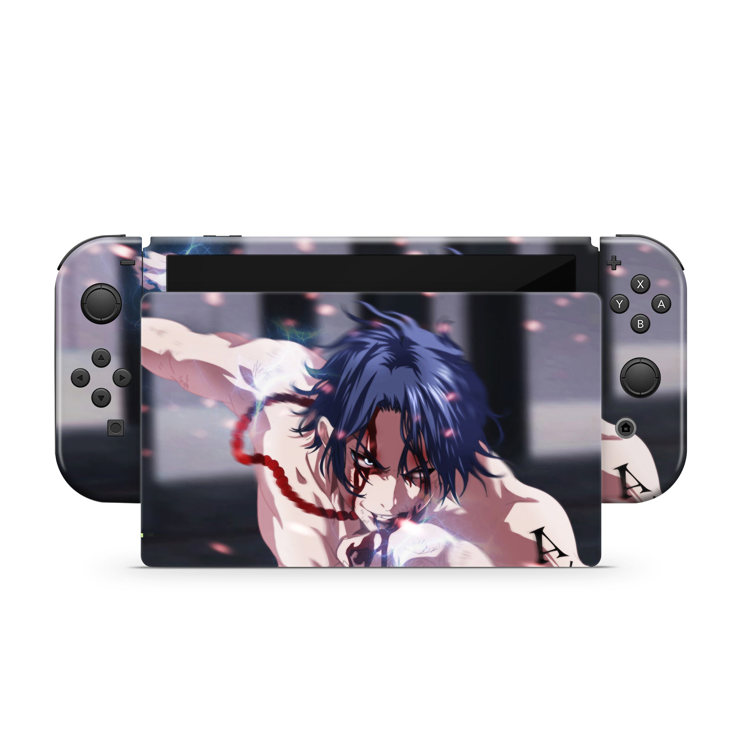 Pyro Nomad v2 Nintendo Switch OLED Skin - Anime-inspired design