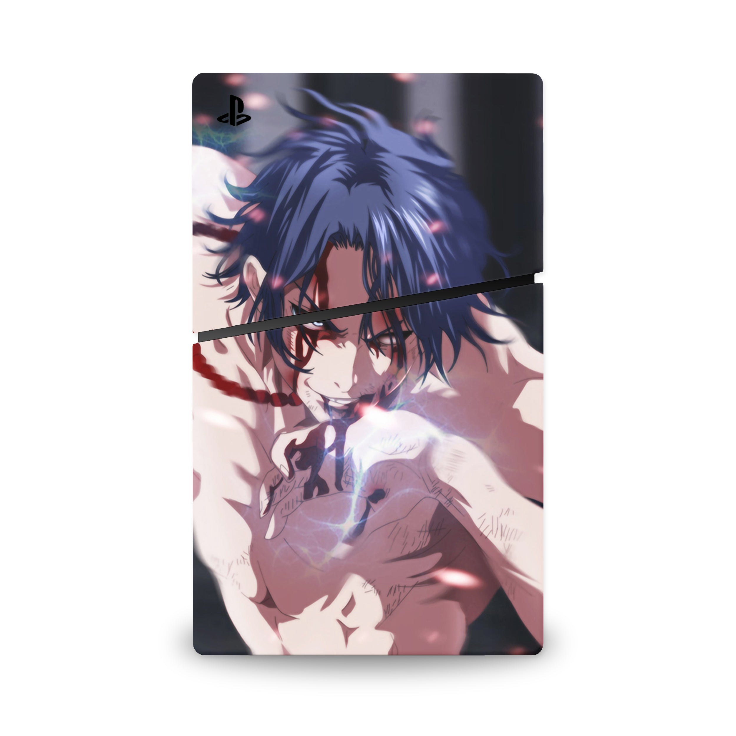 Pyro Nomad v2 PS5 Slim Digital Skin - Anime-inspired design