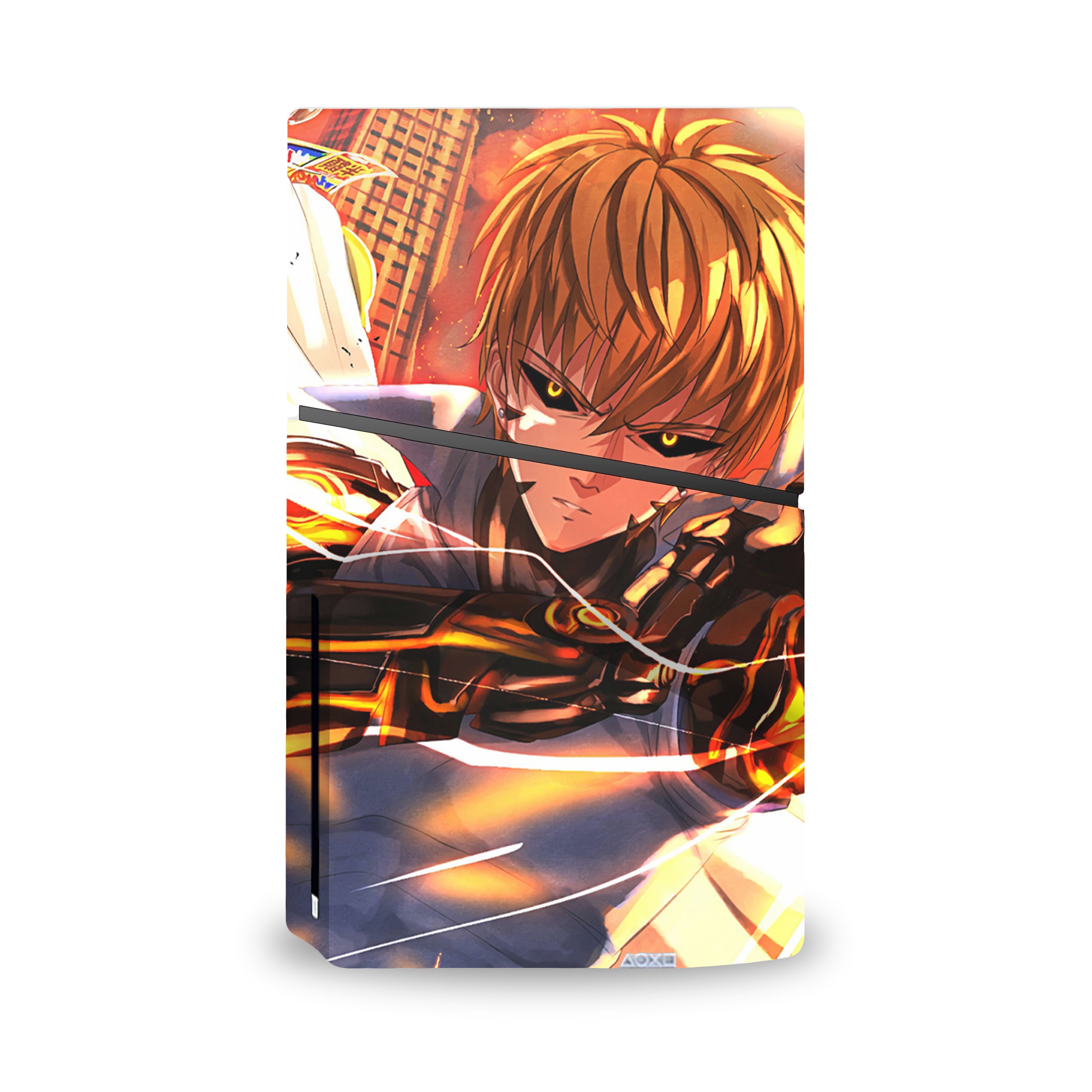 Cybernetic Warrior v1 PS5 Slim Skin - Anime-inspired design