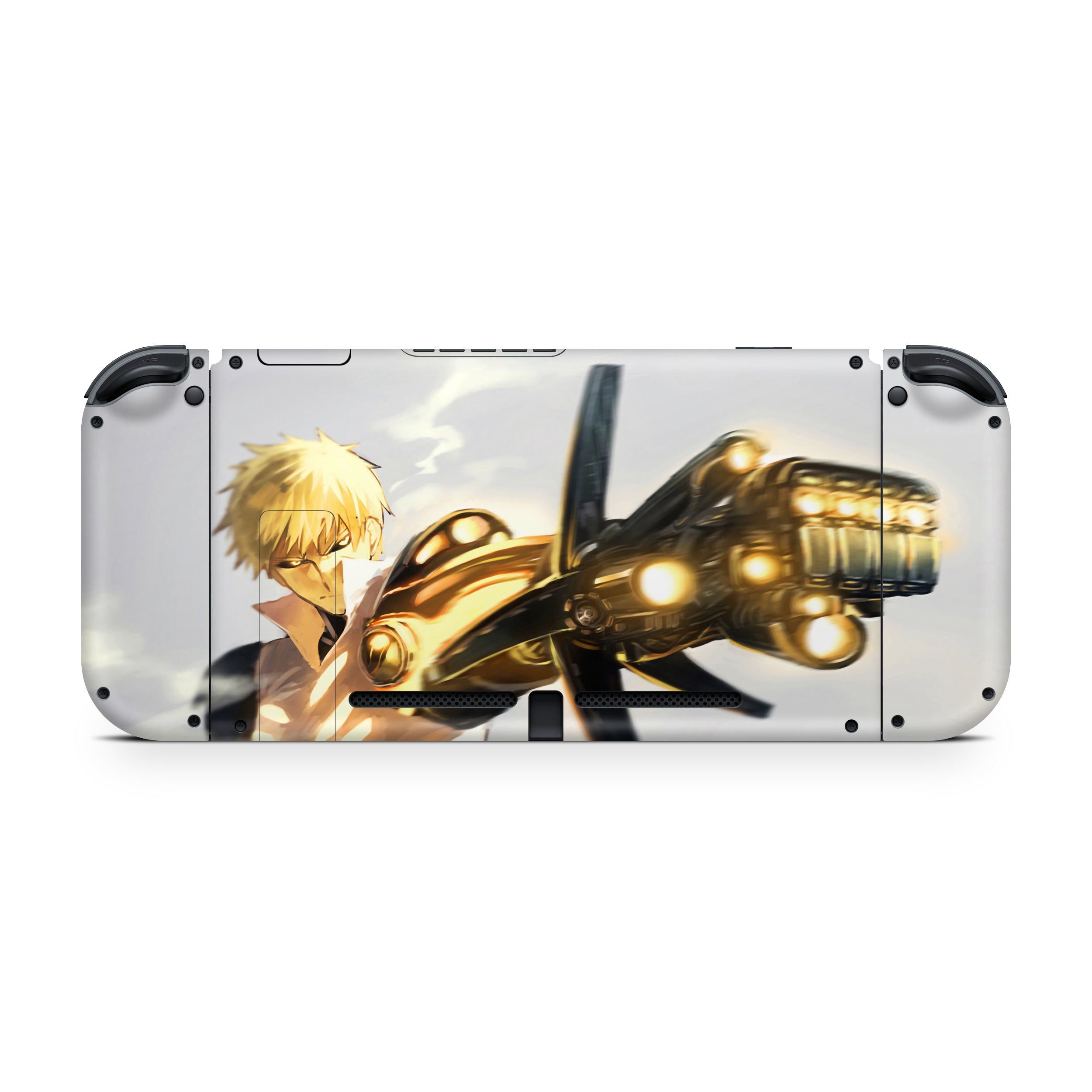 Cybernetic Warrior v3 Nintendo Switch OLED Skin - Anime-inspired design