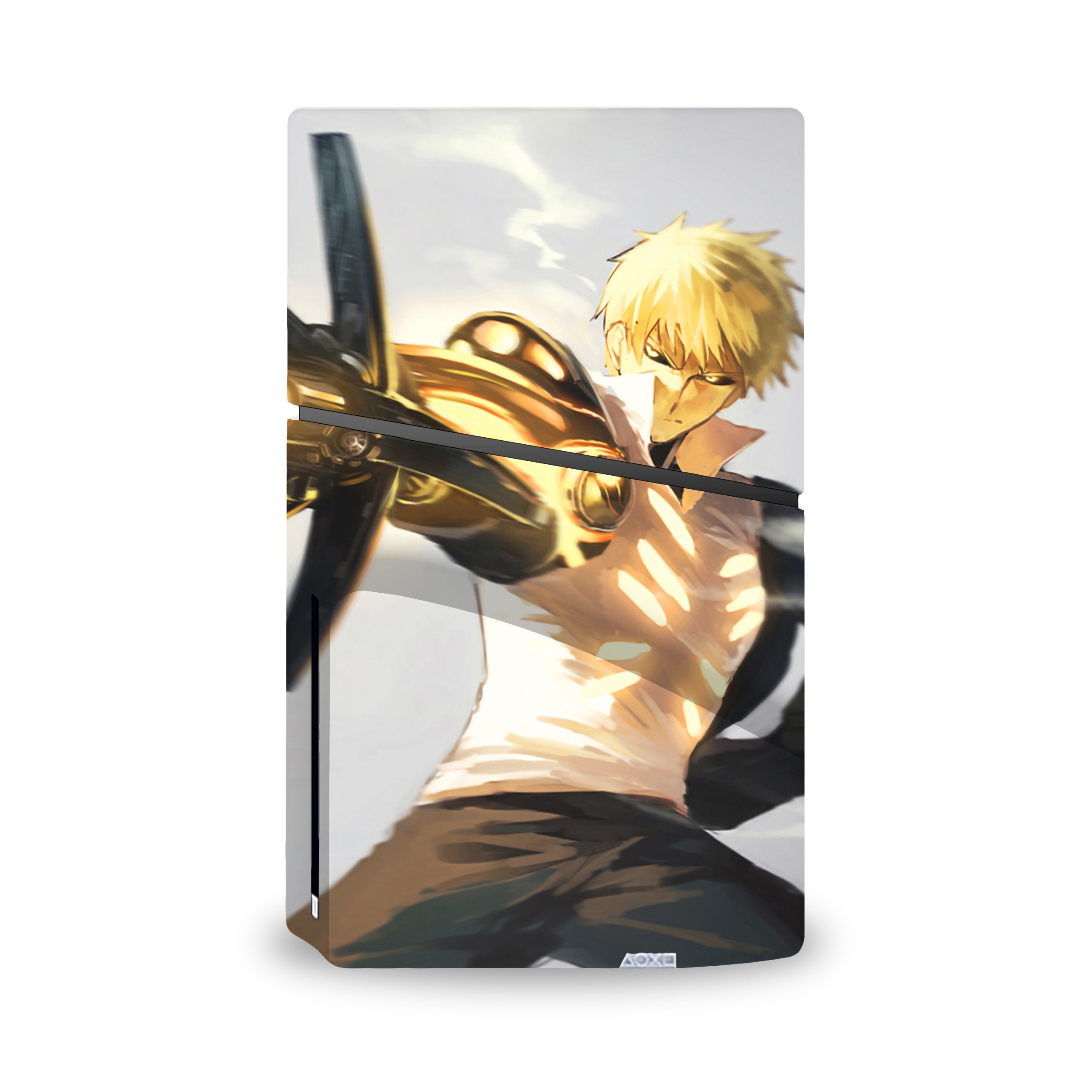 Cybernetic Warrior v3 PS5 Slim Skin - Anime-inspired design