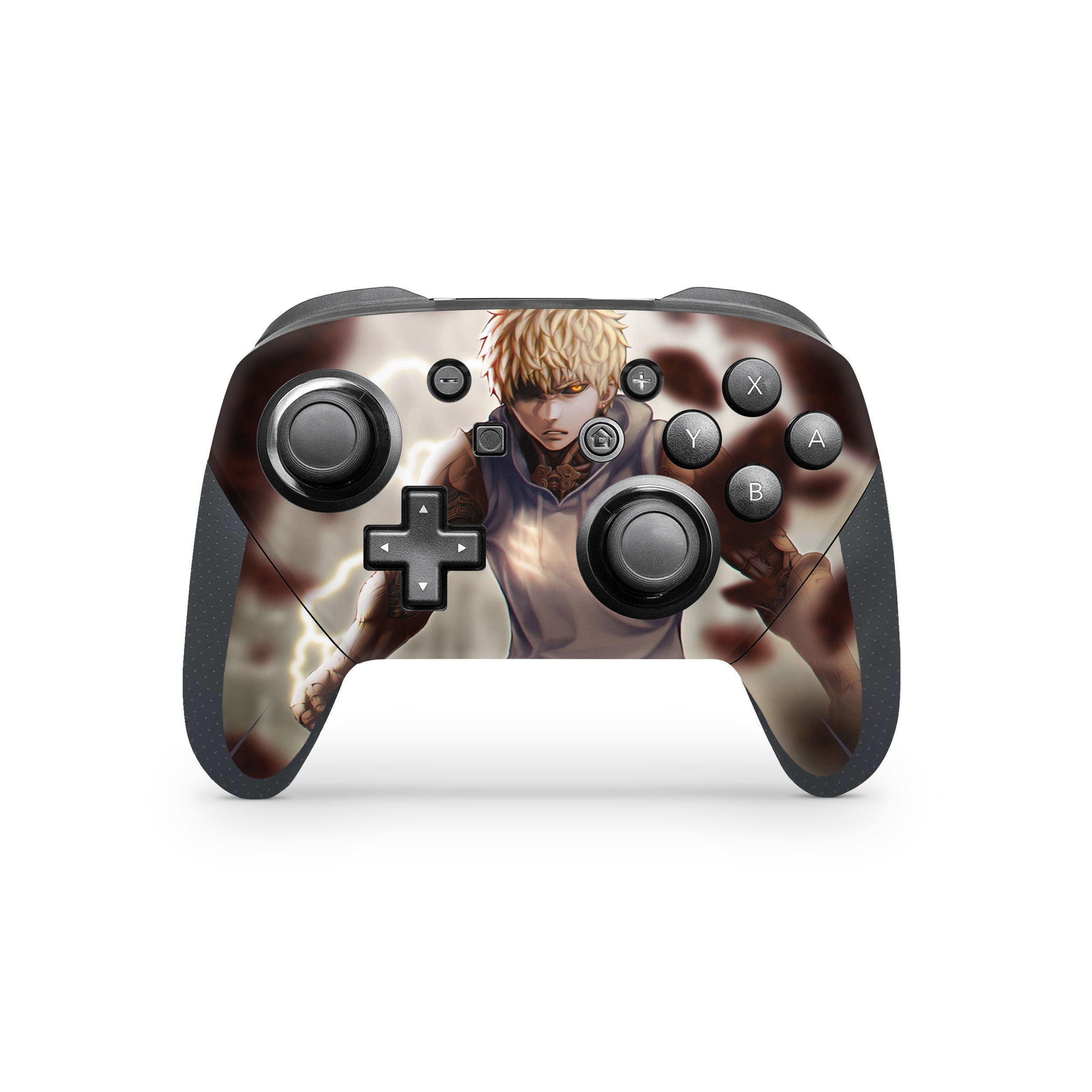 Cybernetic Warrior v4 Nintendo Switch Pro Controller Skin - Anime-inspired design