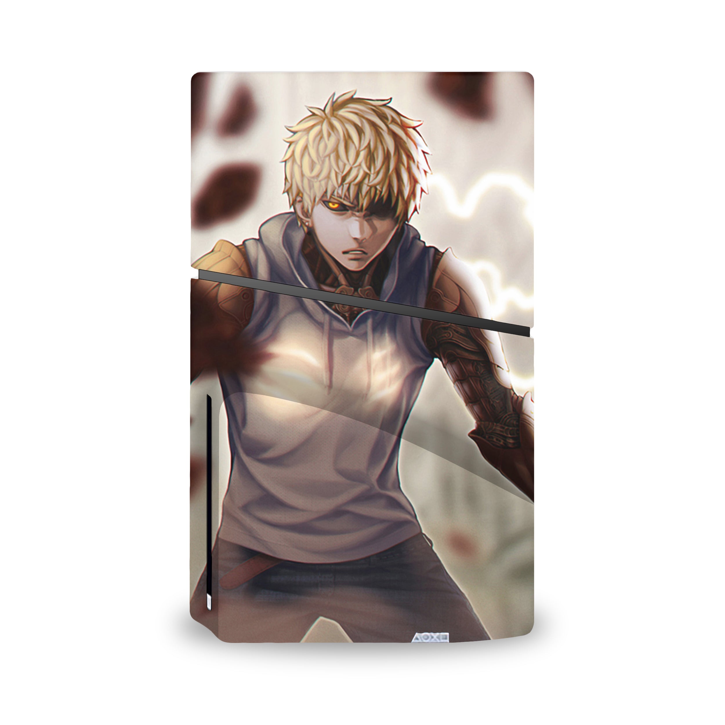 Cybernetic Warrior v4 PS5 Slim Skin - Anime-inspired design