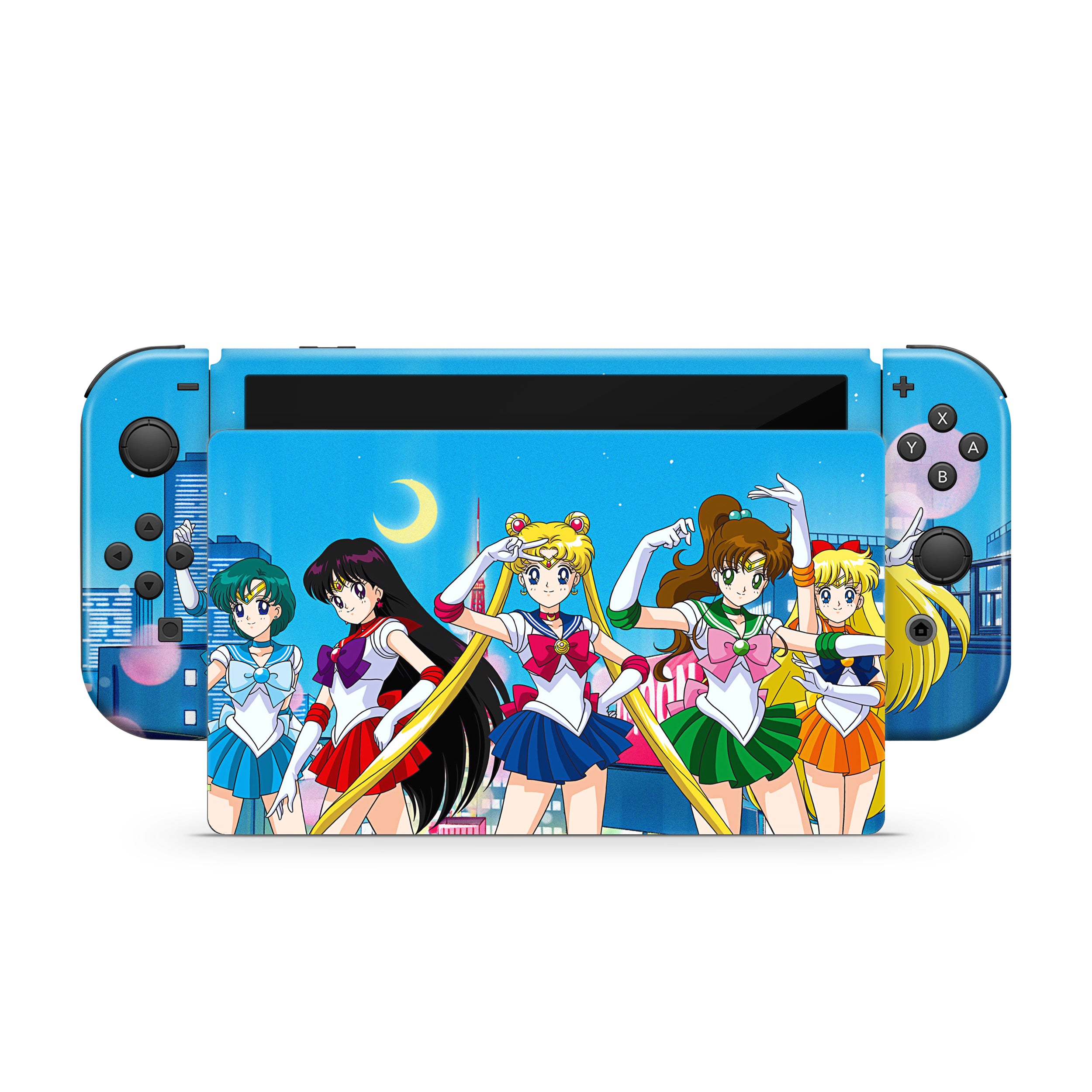 Moon Princess v1 Nintendo Switch OLED Skin - Anime-inspired design