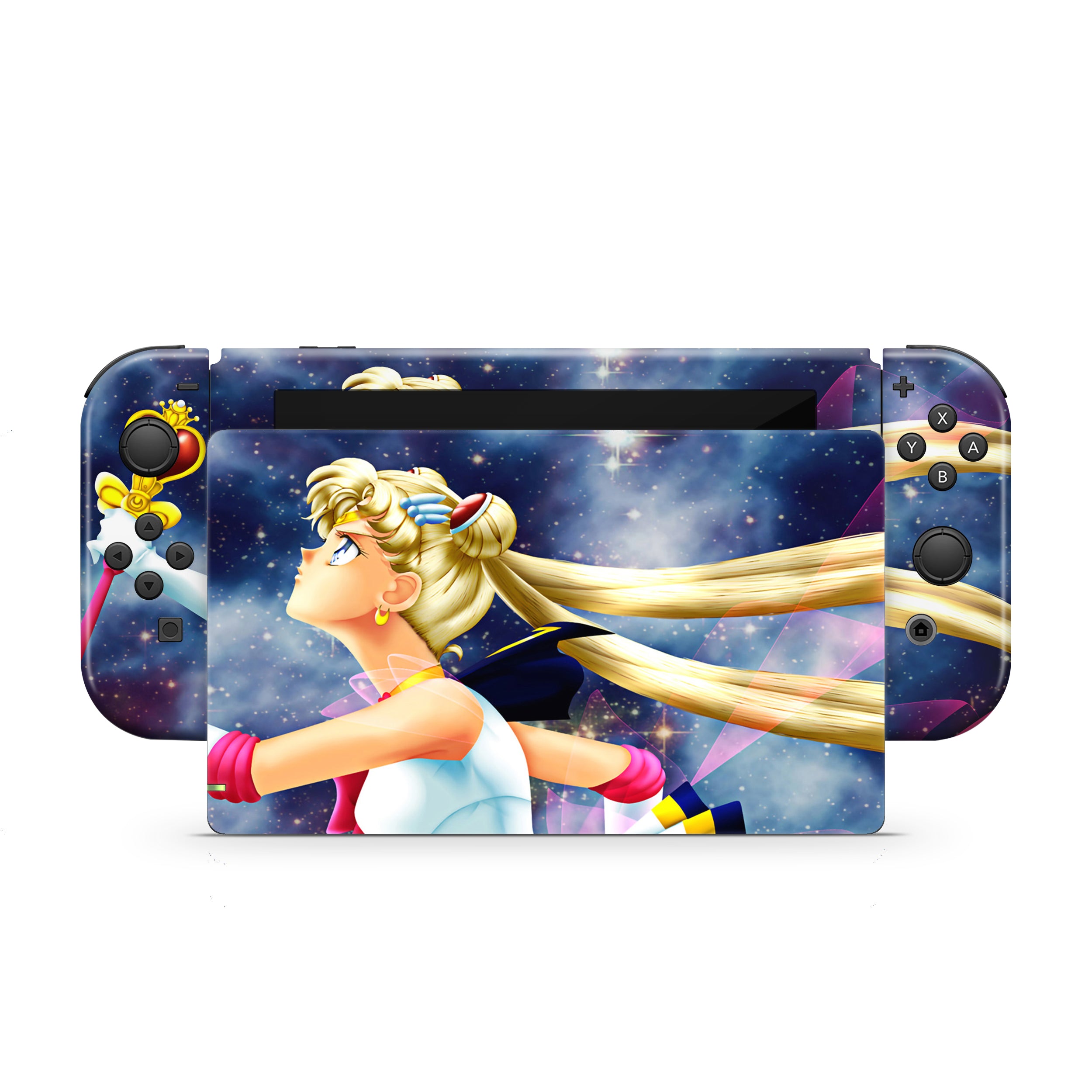 Moon Princess v3 Nintendo Switch Skin - Anime-inspired design