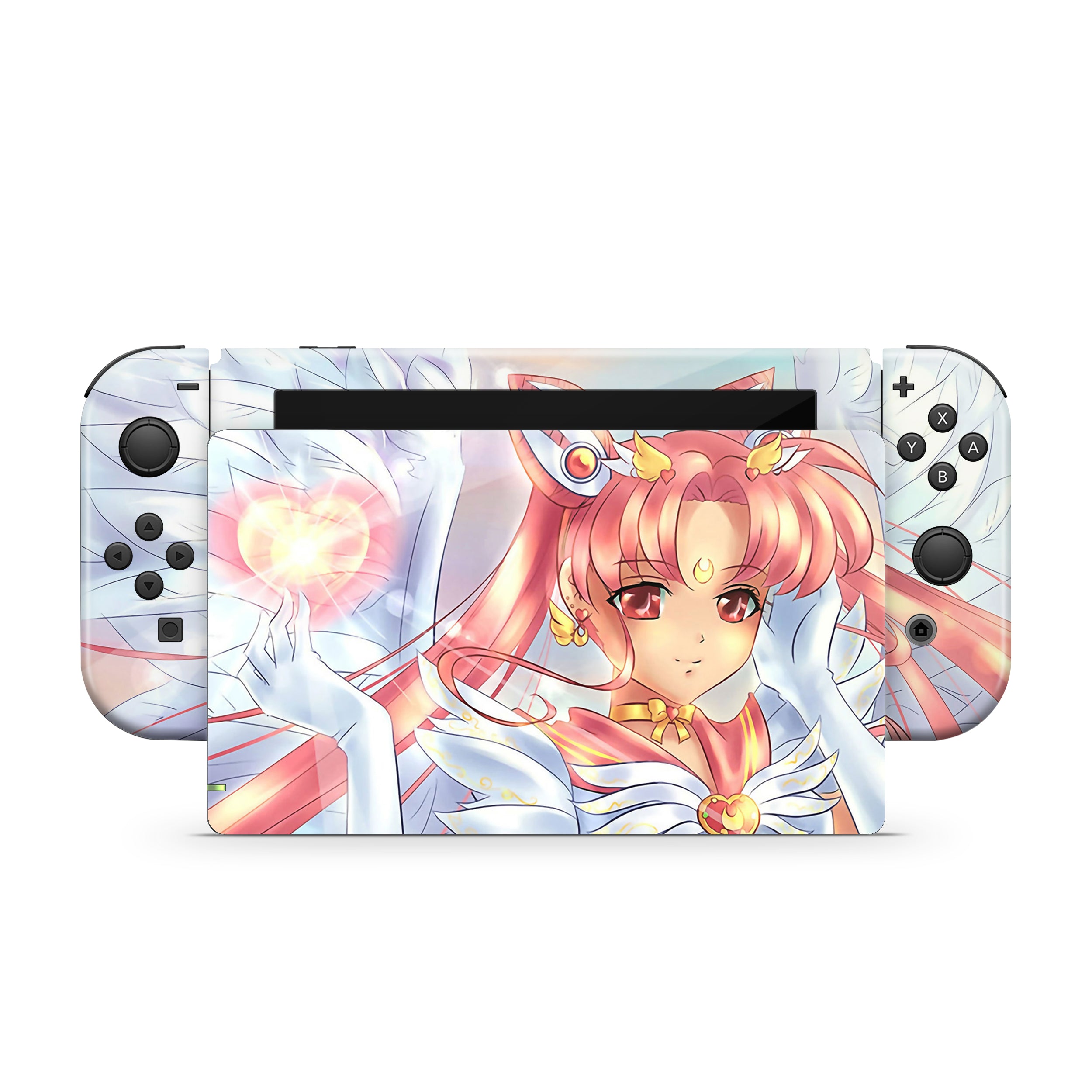 Moon Princess v4 Nintendo Switch Skin - Anime-inspired design