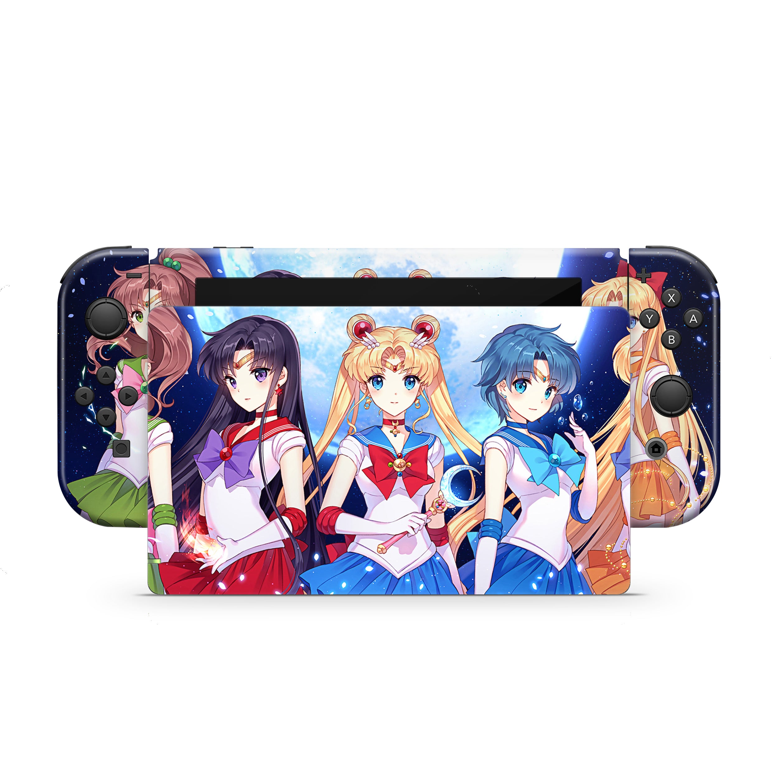 Moon Princess v5 Nintendo Switch Skin - Anime-inspired design