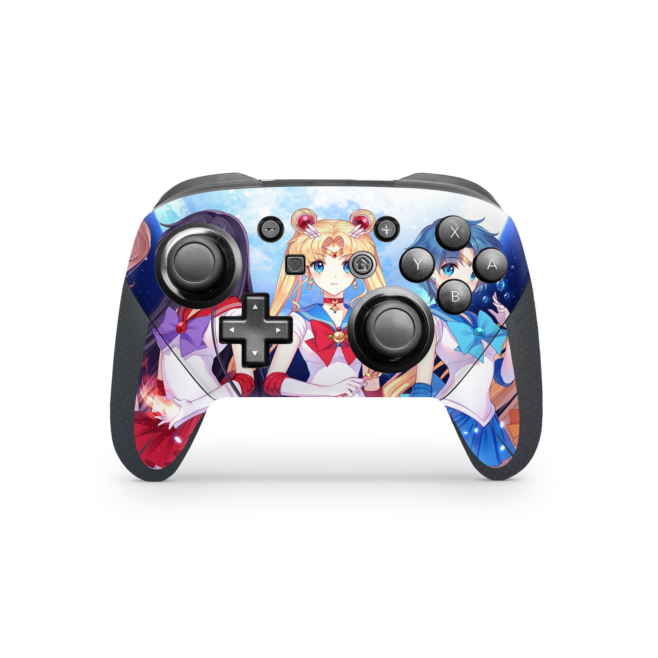 Moon Princess v5 Nintendo Switch Pro Controller Skin - Anime-inspired design