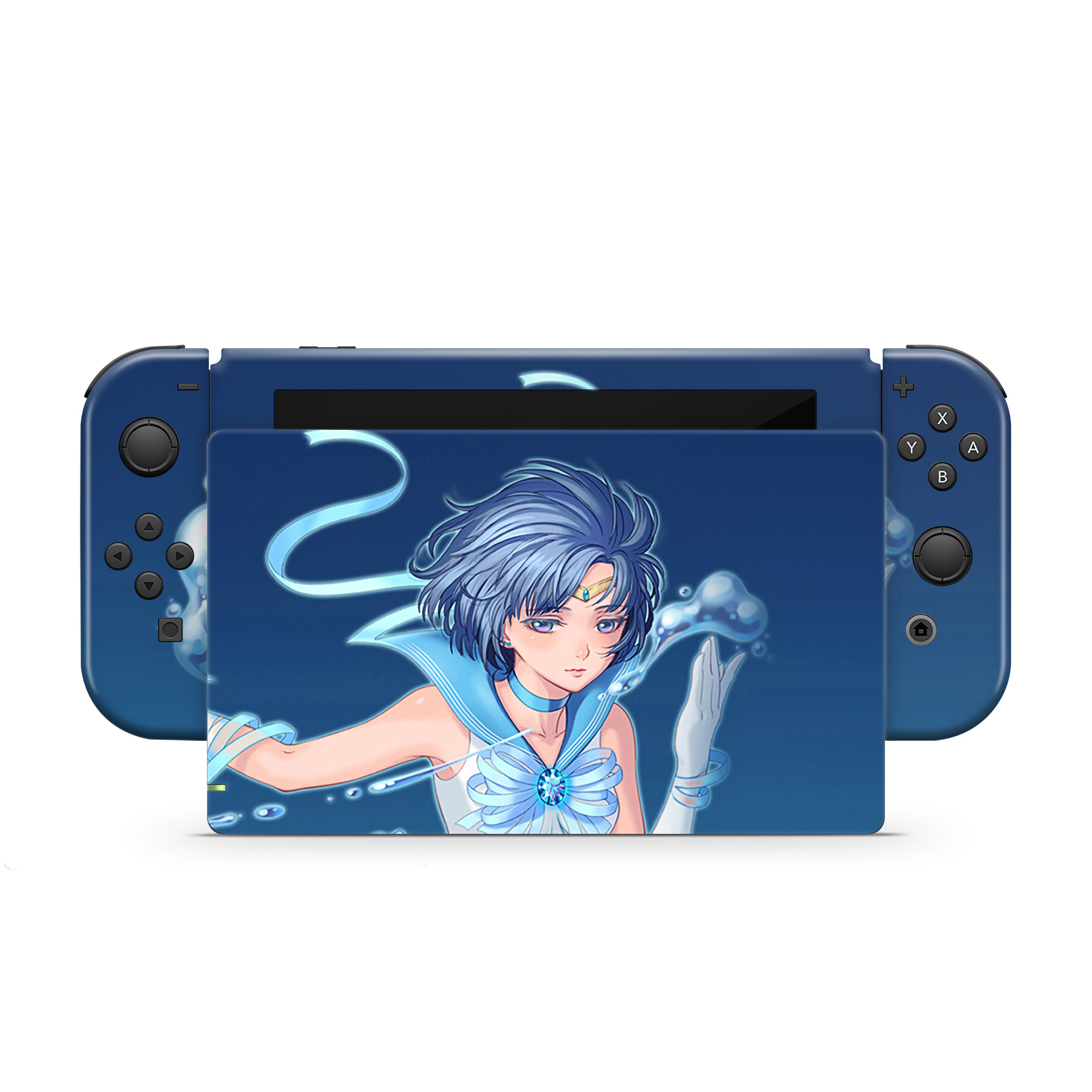 Ice Guardian v1 Nintendo Switch Skin - Anime-inspired design