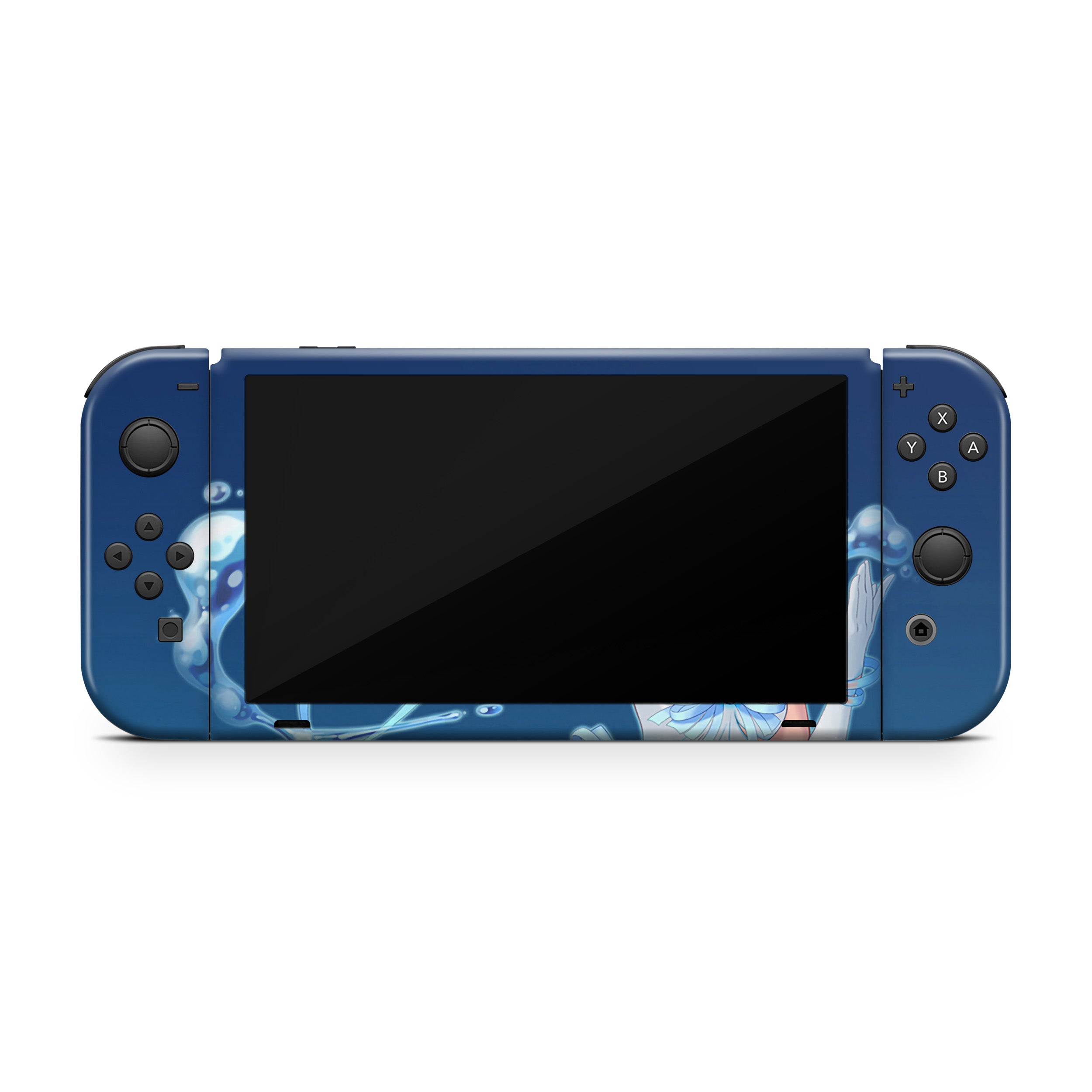 Ice Guardian v1 Nintendo Switch OLED Skin - Anime-inspired design