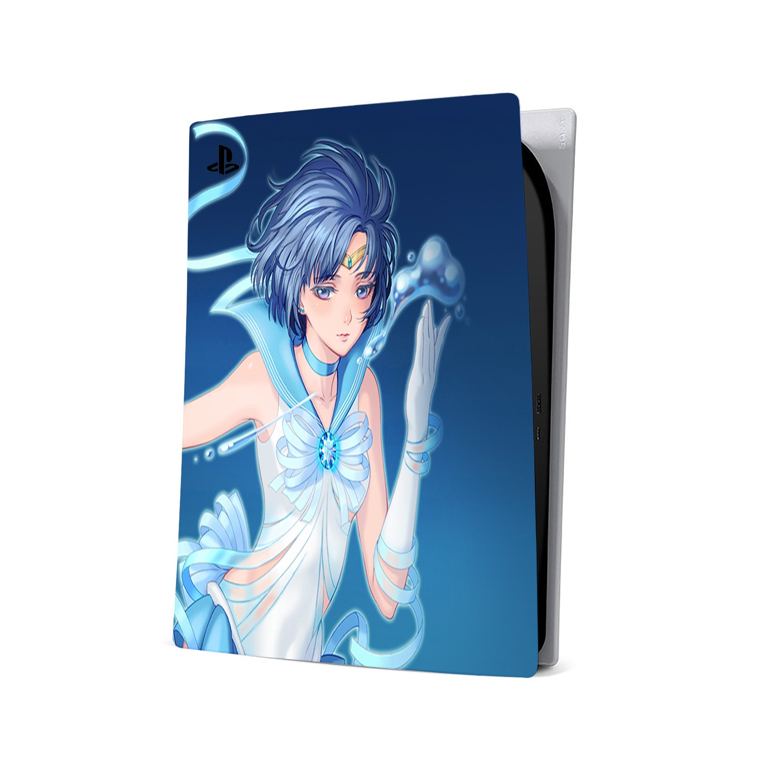 Ice Guardian v1 PS5 Skin - Anime-inspired design