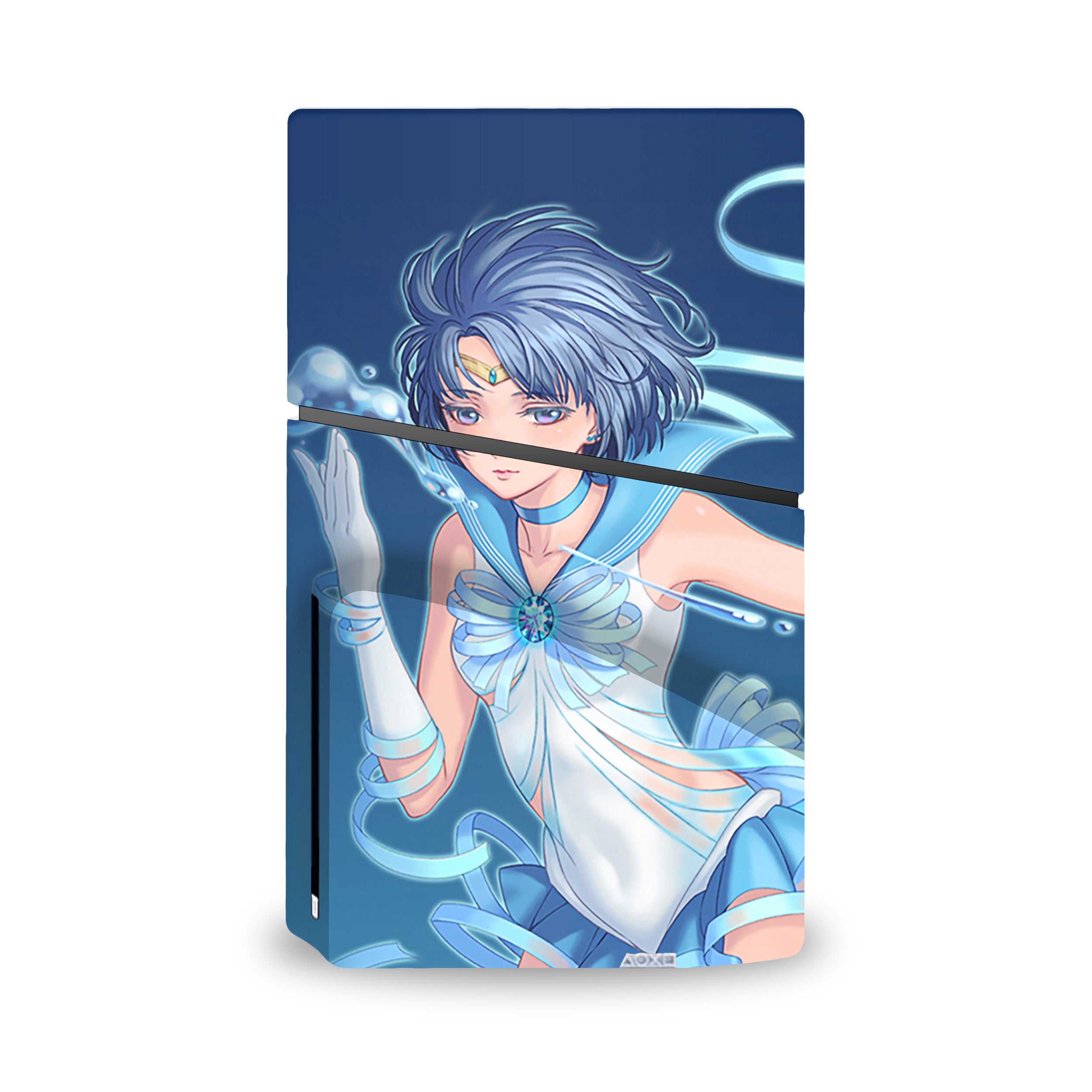 Ice Guardian v1 PS5 Slim Skin - Anime-inspired design