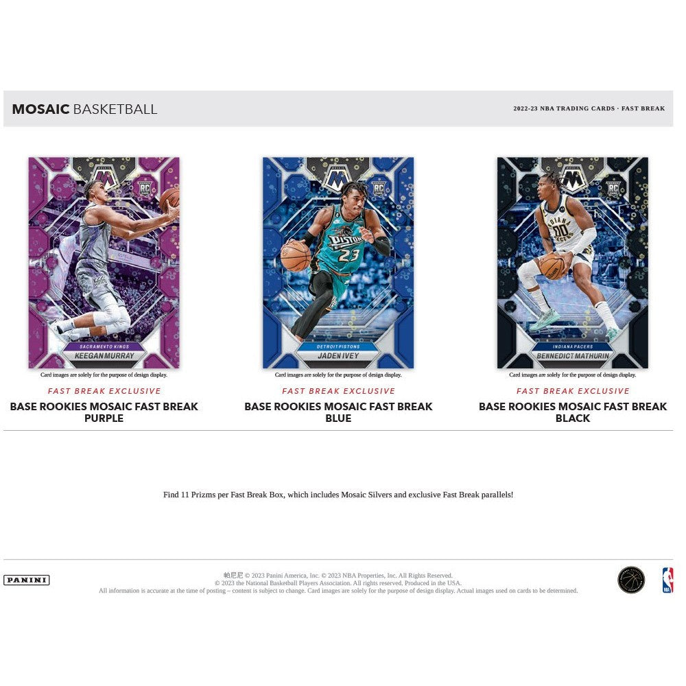 2022-23 Panini Mosaic Basketball  Box