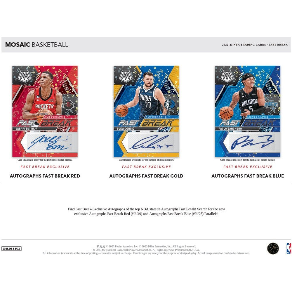 2022-23 Panini Mosaic Basketball  Box
