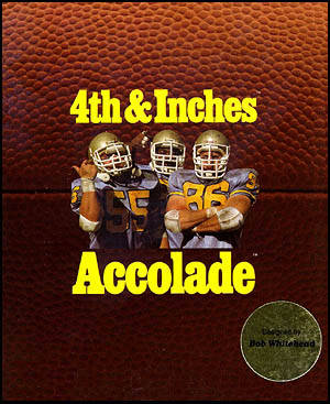 4th & Inches w/ Team Construction Disk (Commodore 64/128)