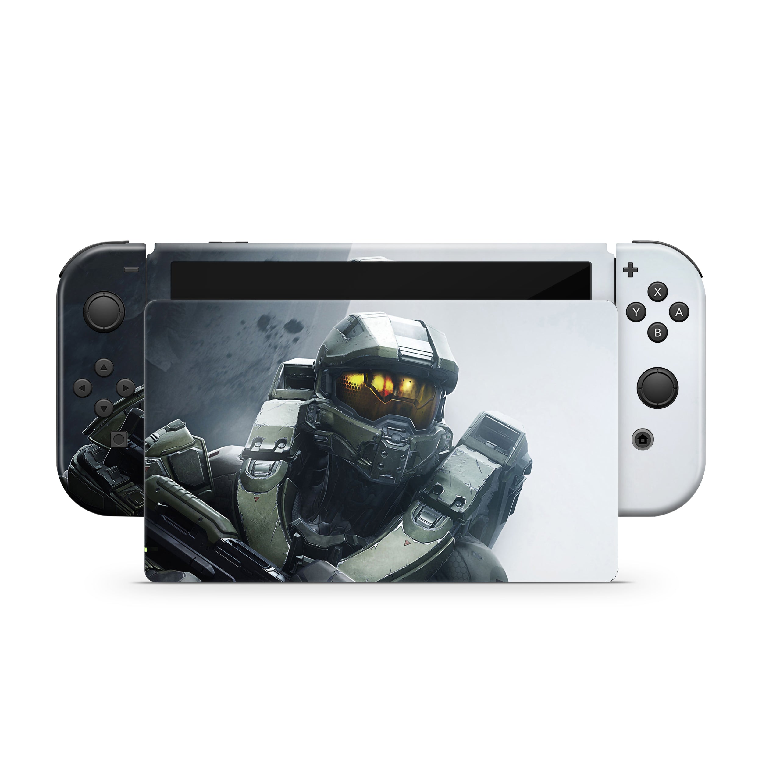 Spartan Sentinel v1 Nintendo Switch OLED Skin - Video Game-inspired design