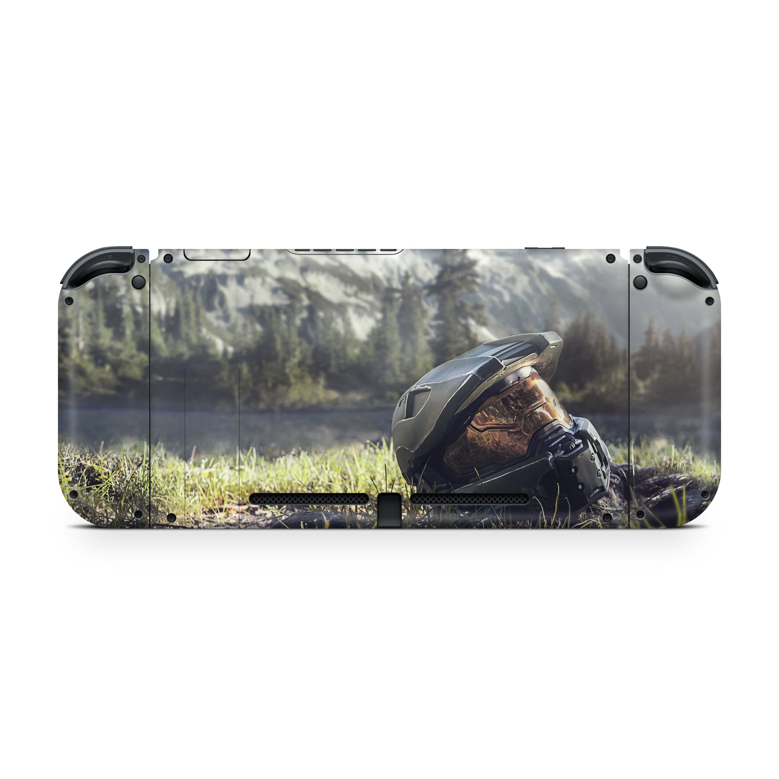 Spartan Sentinel v4 Nintendo Switch OLED Skin - Video Game-inspired design