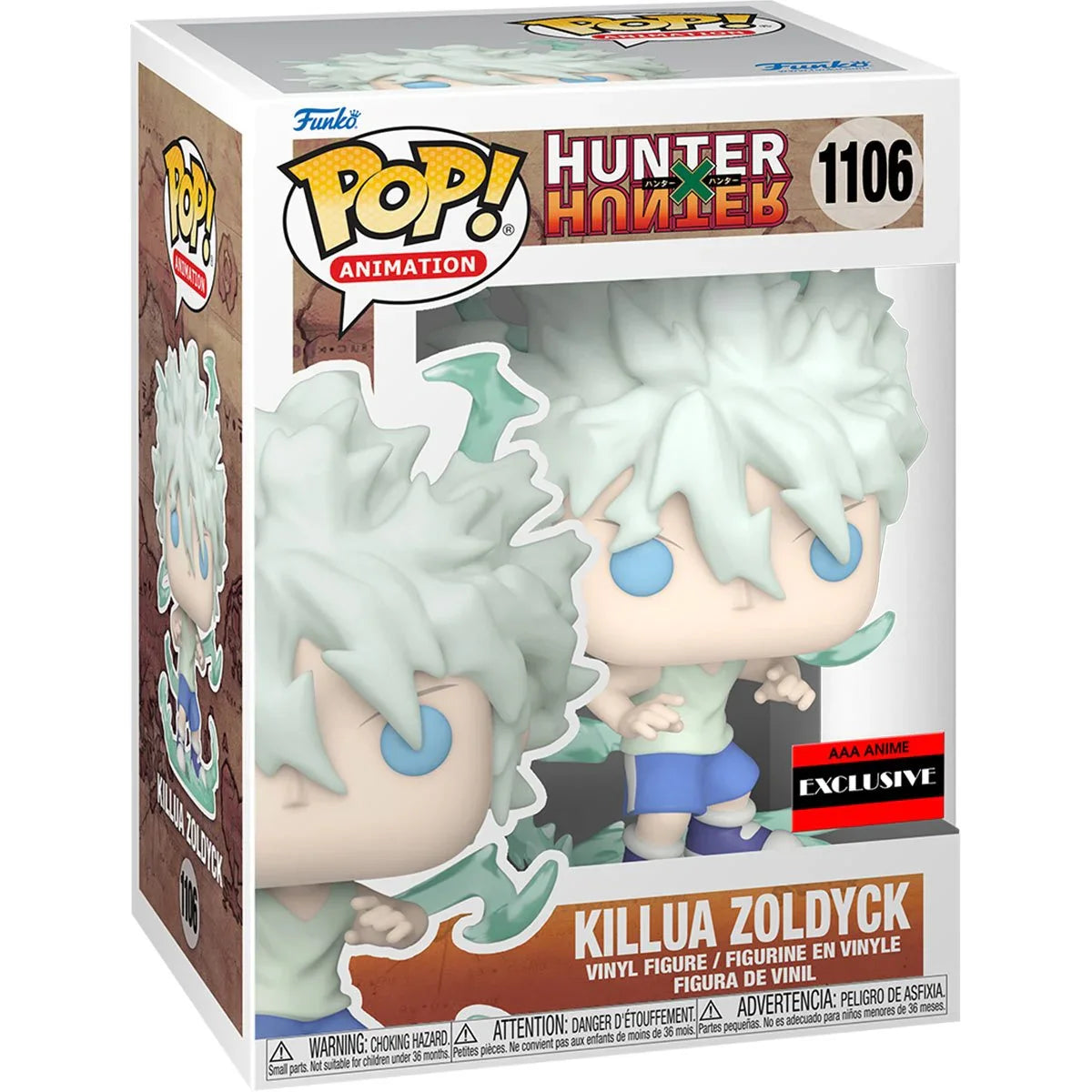 Funko Pop! Hunter x Hunter - Killua Zoldyck Godspeed - AAA Anime Exclusive