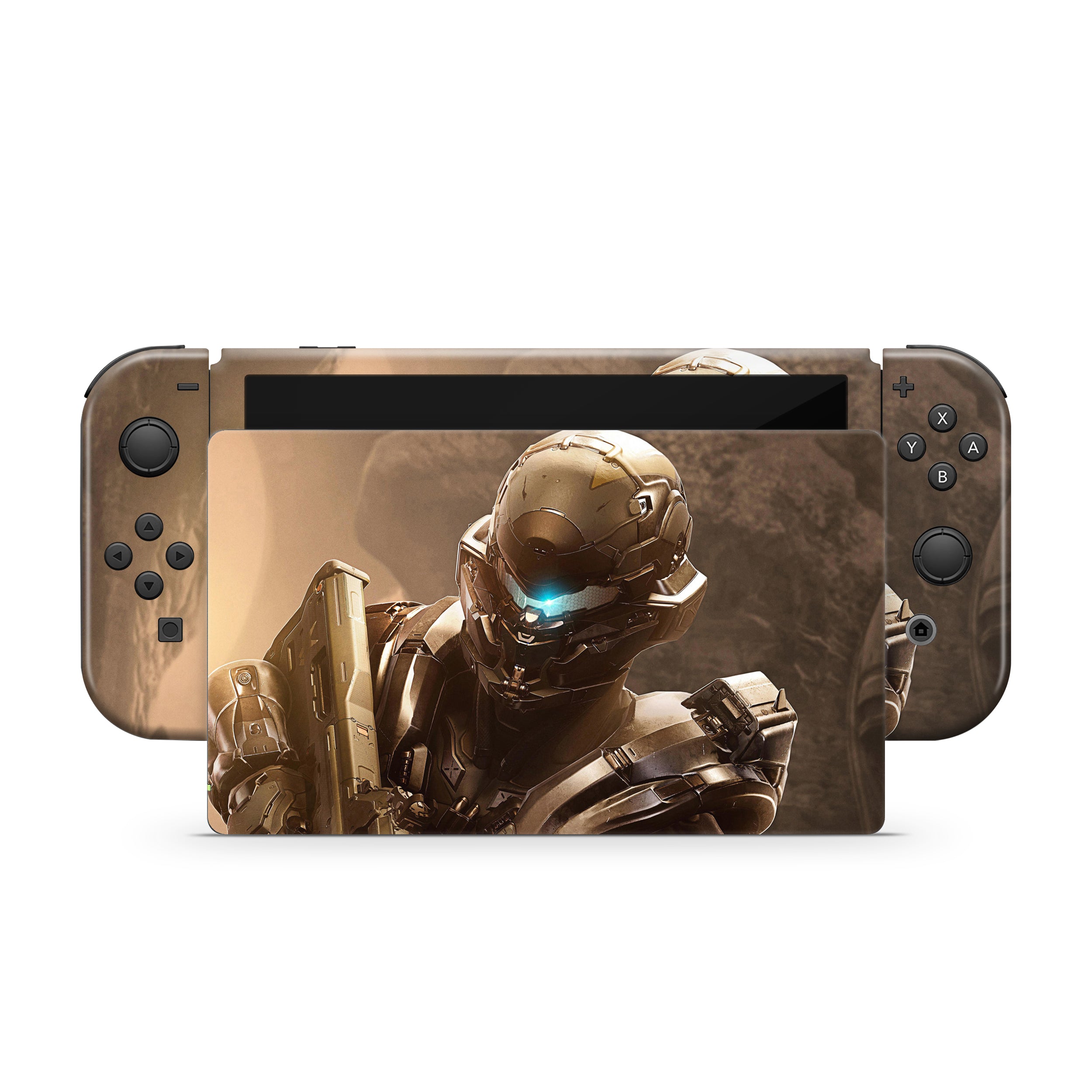 Spartan Sentinel v6 Nintendo Switch OLED Skin - Video Game-inspired design