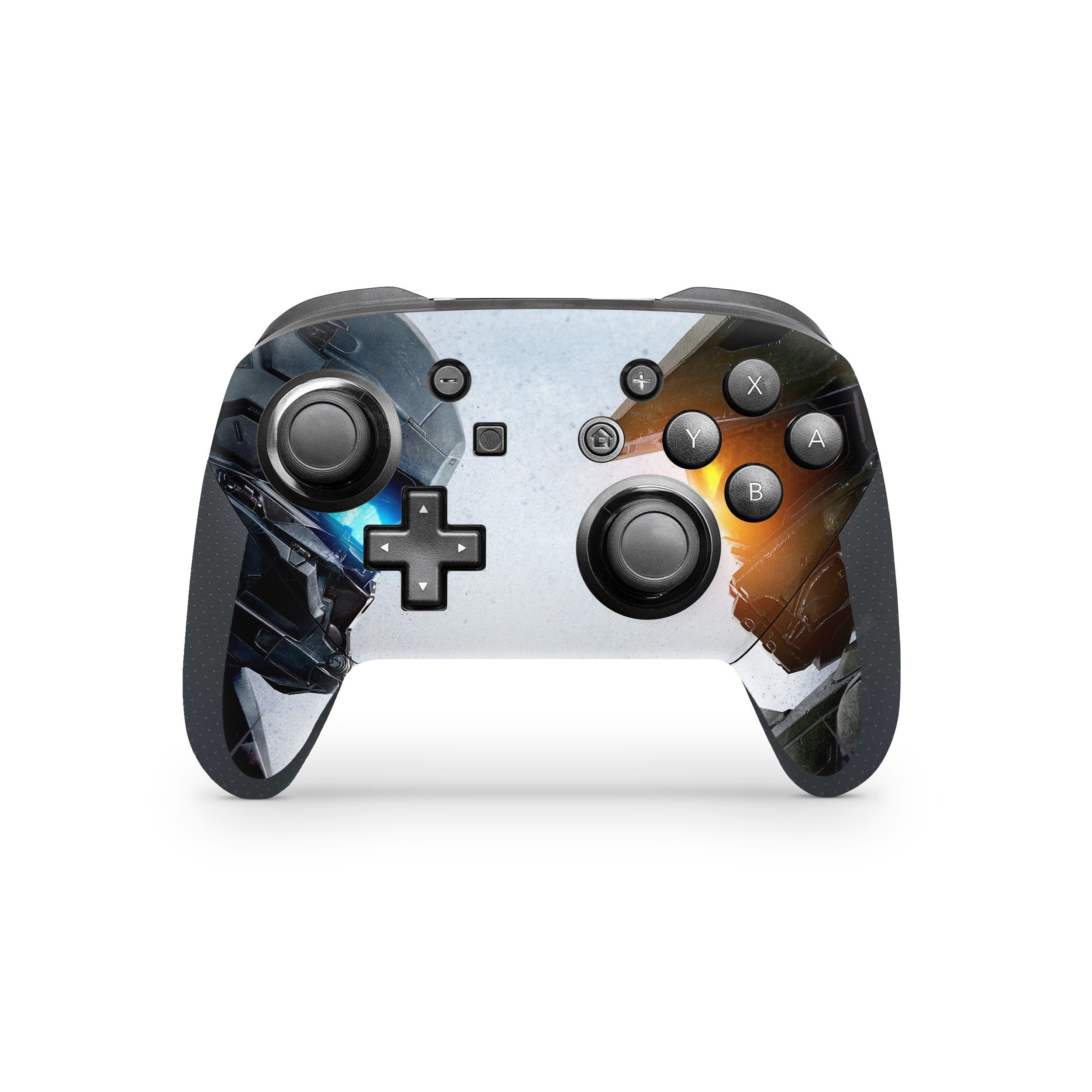 Spartan Sentinel v7 Nintendo Switch Pro Controller Skin - Video Game-inspired design