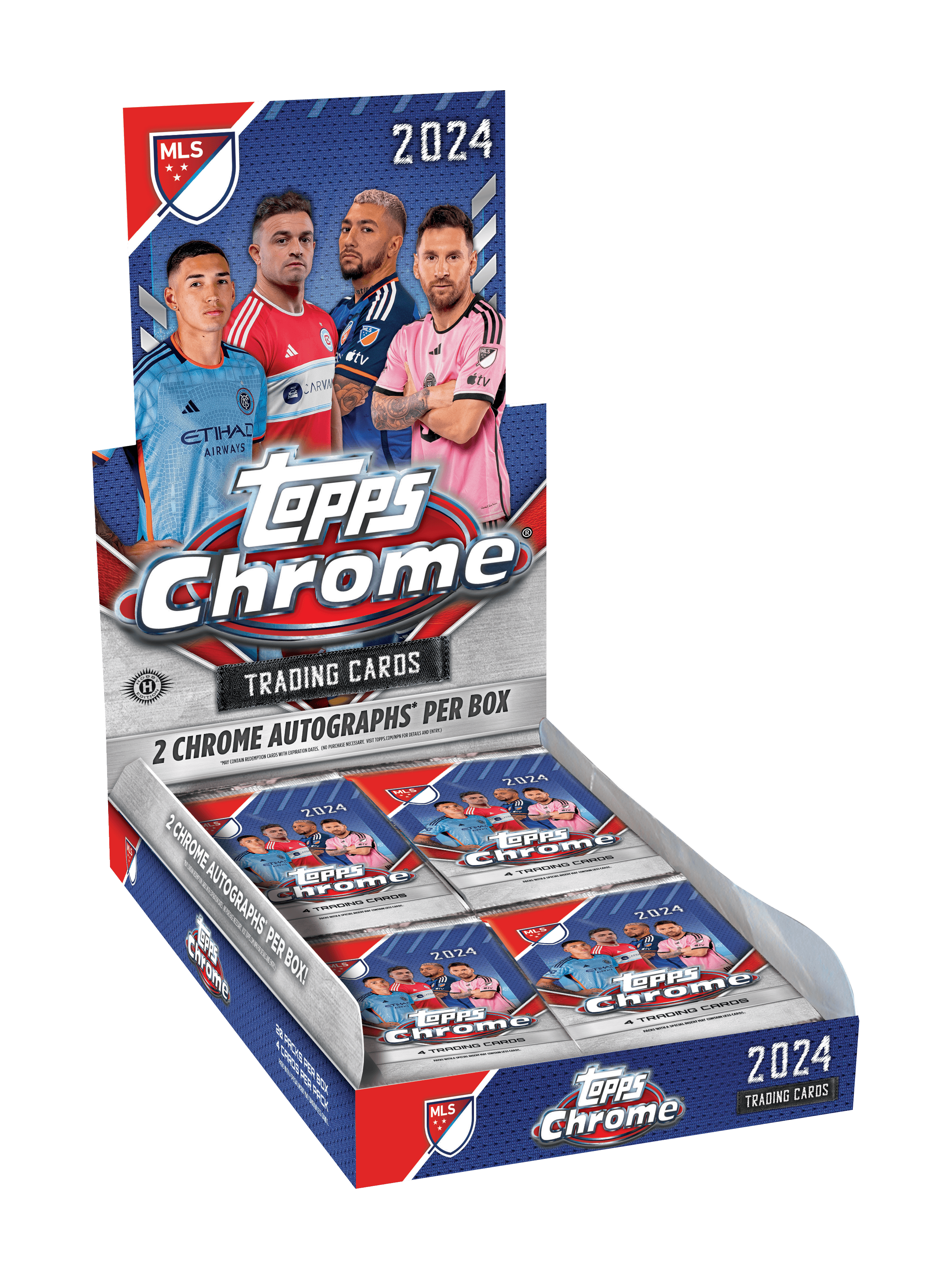 2024 Topps Chrome Soccer - Hobby Box