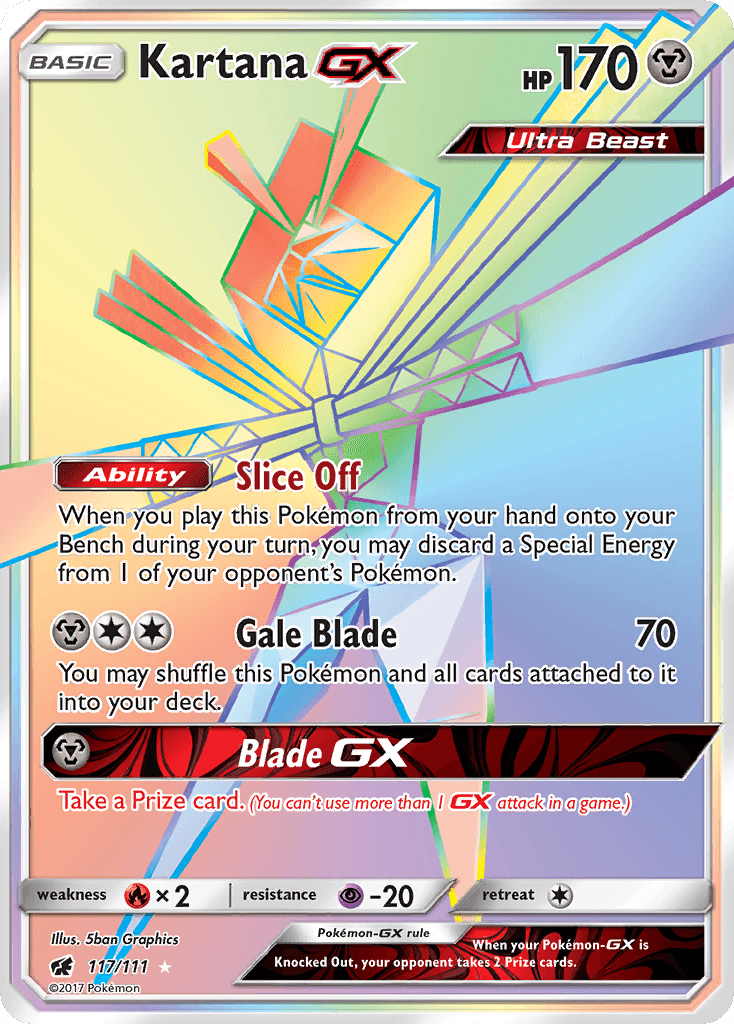 Kartana GX (117/111) [Sun & Moon: Crimson Invasion]